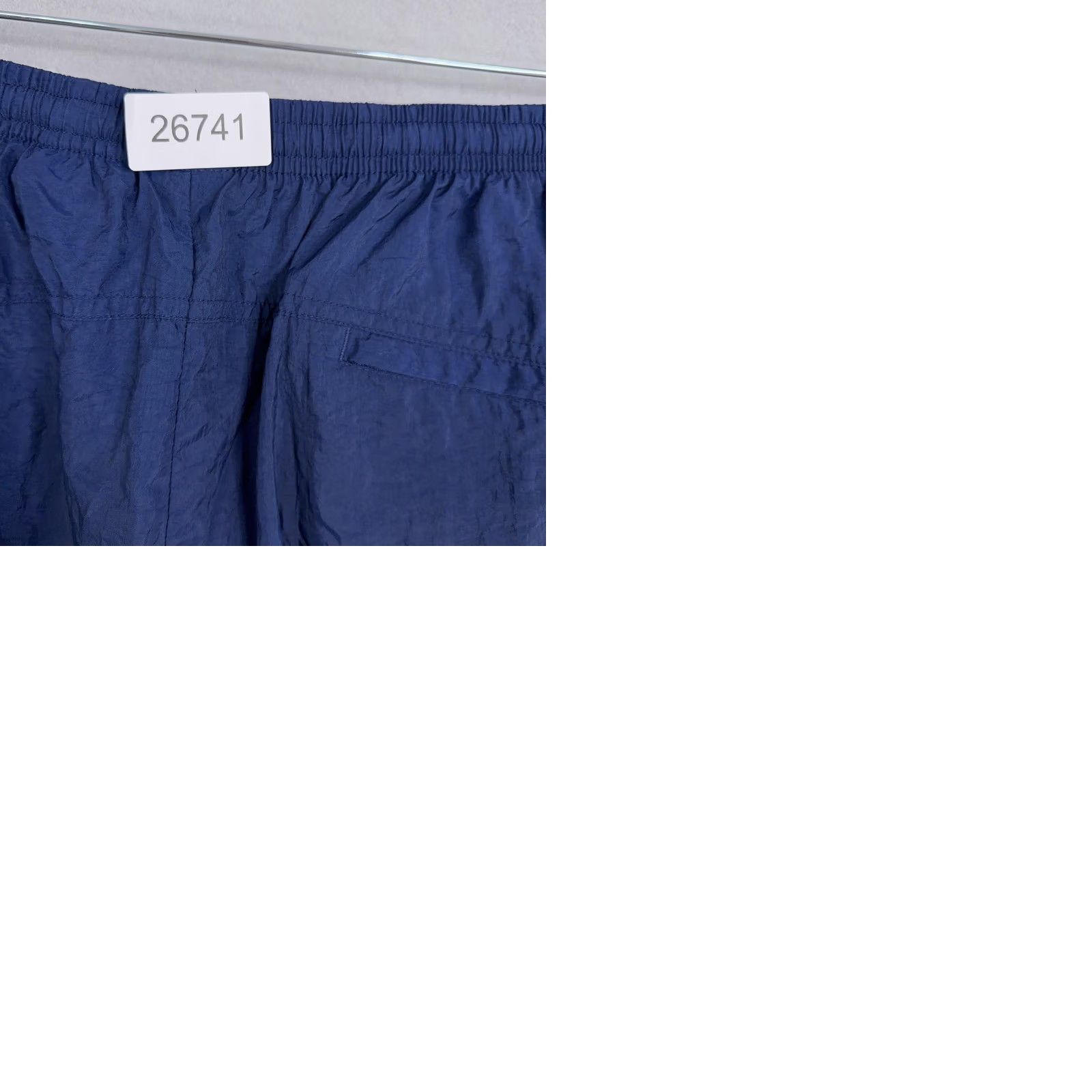 Nike Nike Pants Mens XL Blue Track Windbreaker Ankle Zip Pockets Nylon Tapered Sports Baggy Casual Activewear Size US 36 / EU 52 - 9 Thumbnail