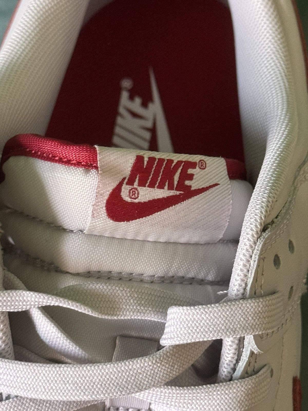 Nike Nike Dunk Low Vast Grey Varsity Red 2023 Size US 12 / EU 45 - 8 Thumbnail