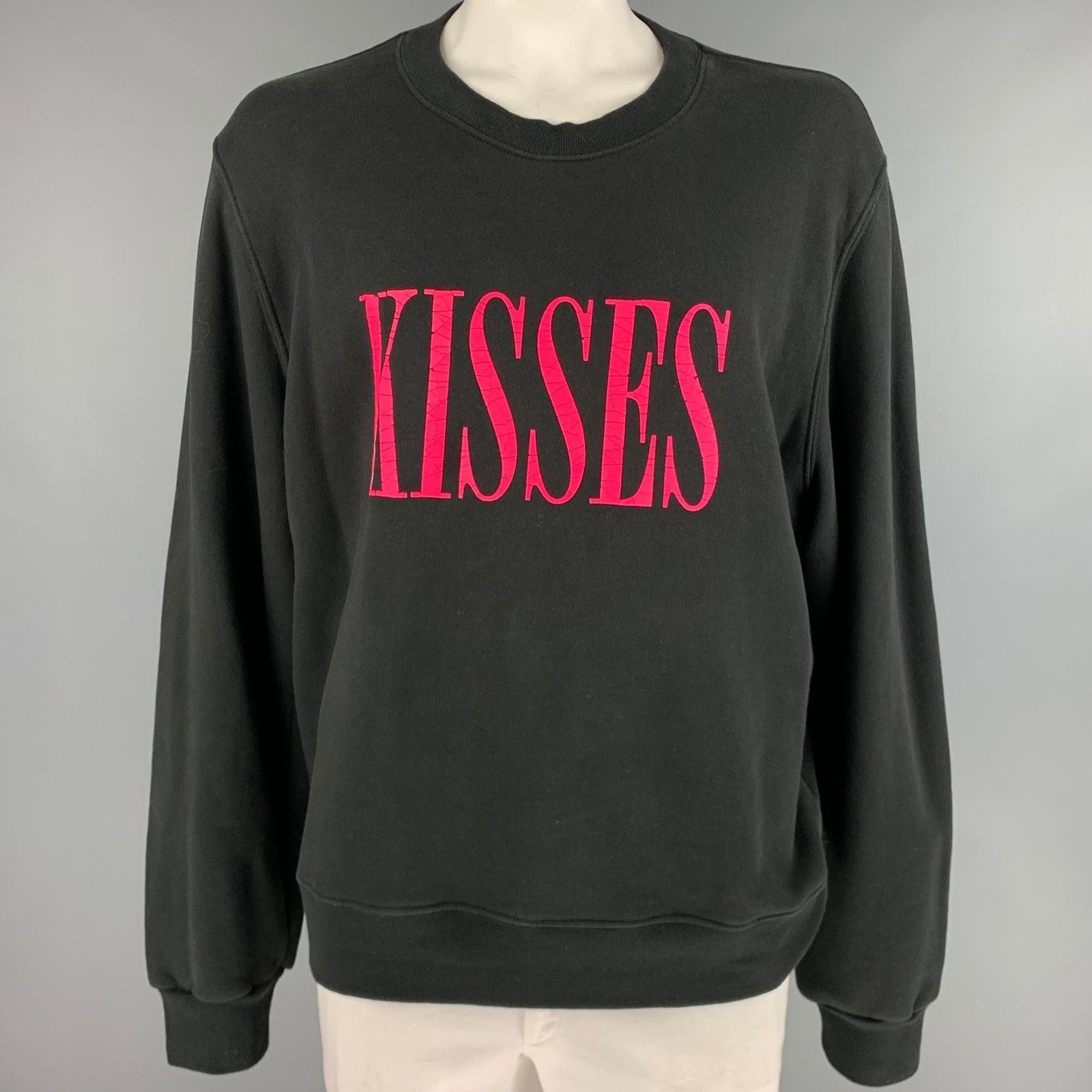 Amiri AMIRI Size XL Black Graphic Cotton Crew-Neck Sweatshirt Size US XL / EU 56 / 4 - 1 Thumbnail