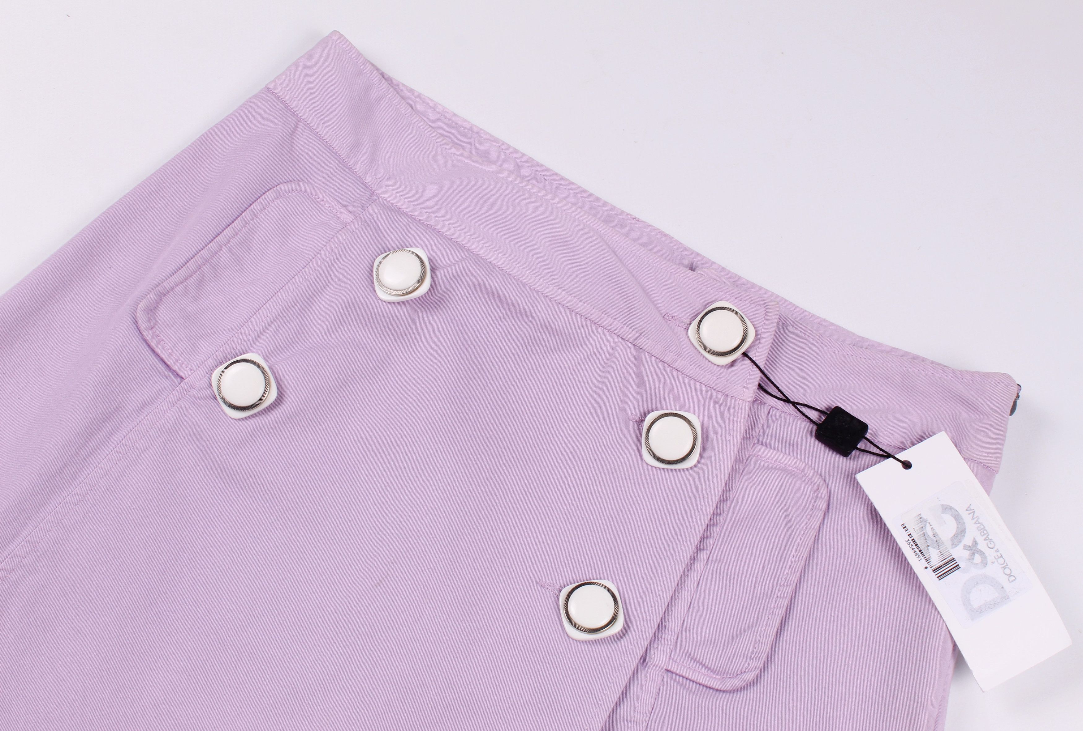 Dolce & Gabbana × Vintage Vintage Dolce & Gabbana Garment Dyed Wrap Mini Skirt Size 32" / US 10 / IT 46 - 2 Thumbnail