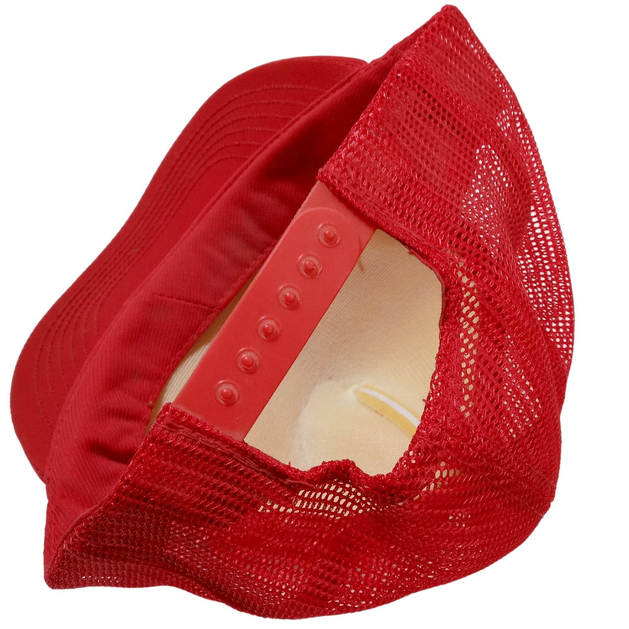 Other Tank Cap Hat Mesh Snapback Vintage Trucker Red White Retro Size ONE SIZE - 6 Thumbnail