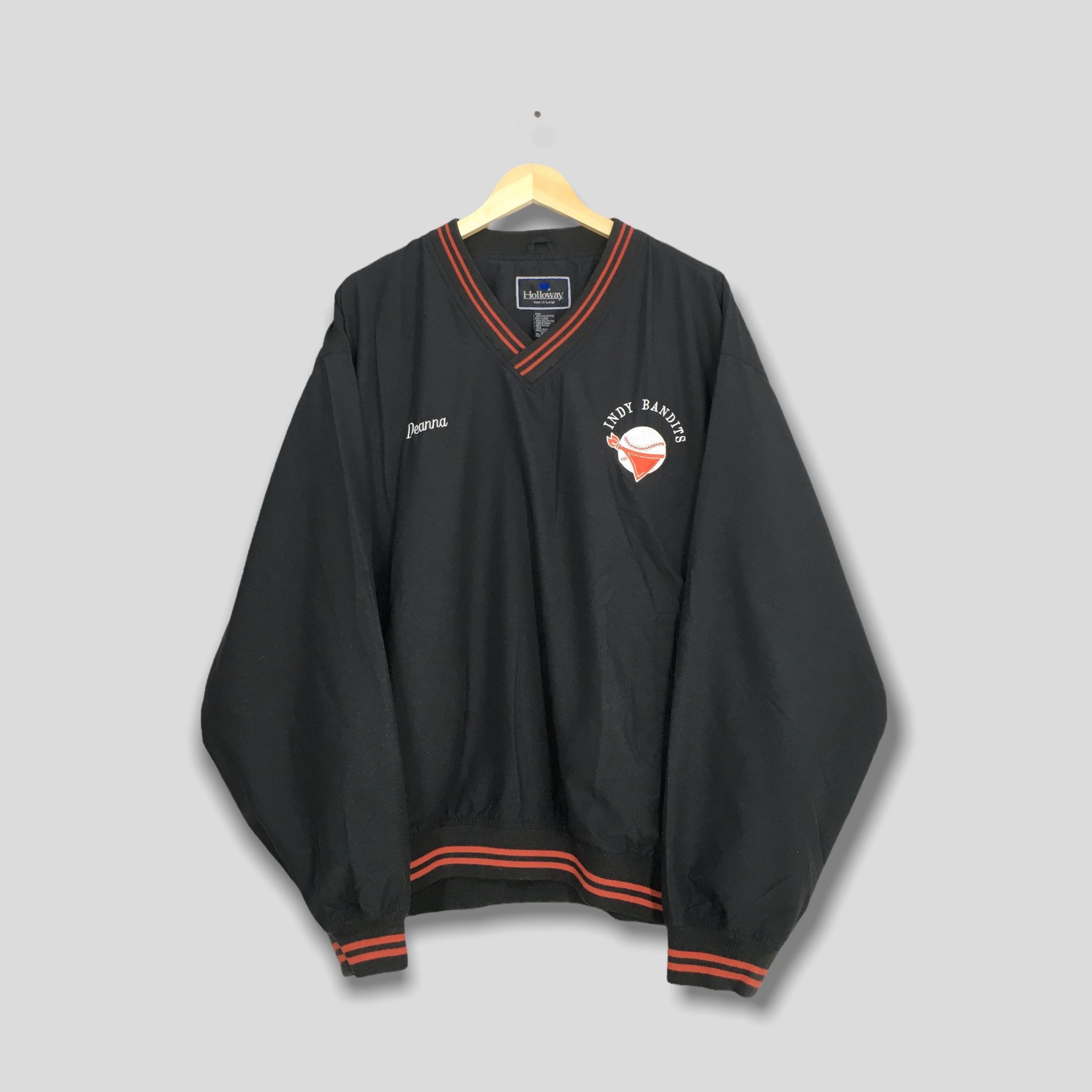 MLB Vintage Indiana Bandits Baseball MLB Pullover Jacket Size US XL / EU 56 / 4 - 1 Thumbnail