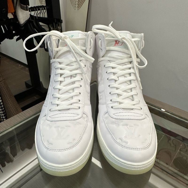 Louis Vuitton Louis Vuitton Rivoli High-Top Fashion Sneakers -2508 Size US 8.5 / EU 41-42 - 2 Thumbnail