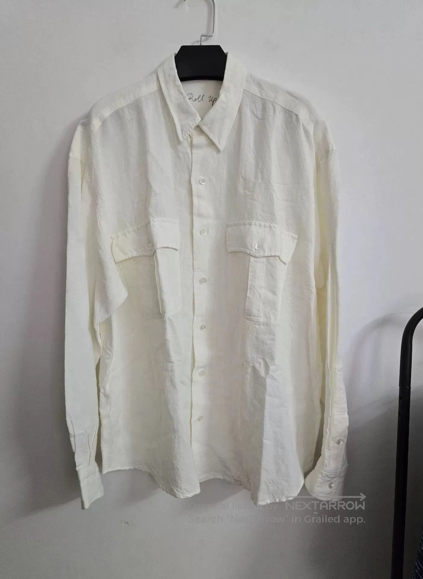 Porter Classic Porter Classic Bamboo Linen White Shirt. Size US M / EU 48-50 / 2 - 1 Thumbnail
