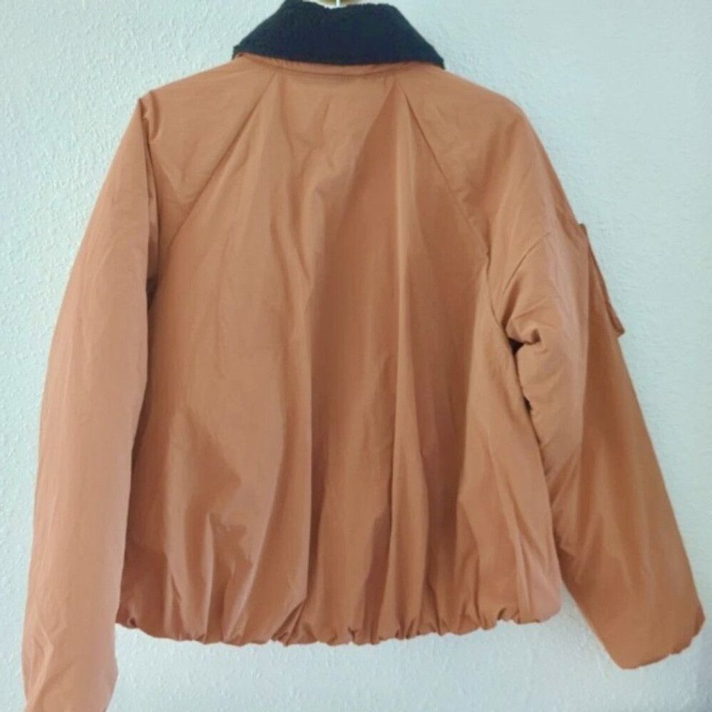 Free People 🧸 Free People Outpost Bomber Puff Jacket • Size S Size S / US 4 / IT 40 - 5 Thumbnail