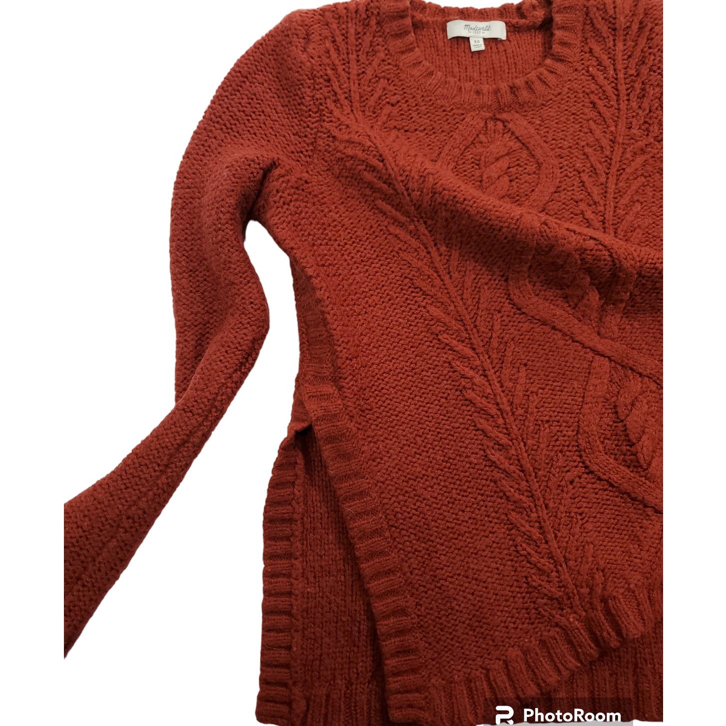 Madewell Madewell | Firelight Wool & Alpaca Blend Cable Sweater | XS Size XS / US 0-2 / IT 36-38 - 8 Thumbnail