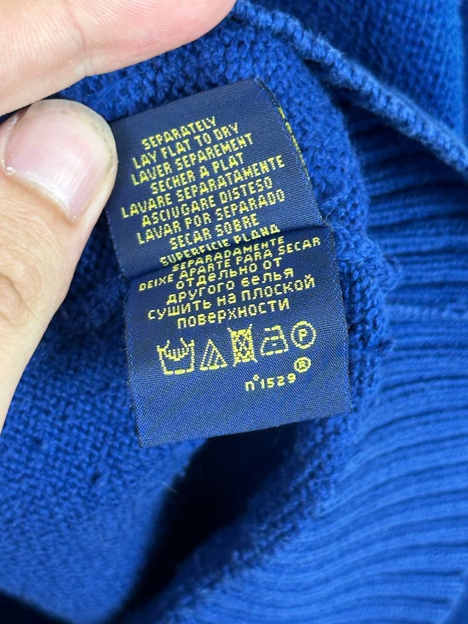 Polo Ralph Lauren Polo Ralph Lauren Luxury Blue Heavy Sweater Size US M / EU 48-50 / 2 - 8 Thumbnail