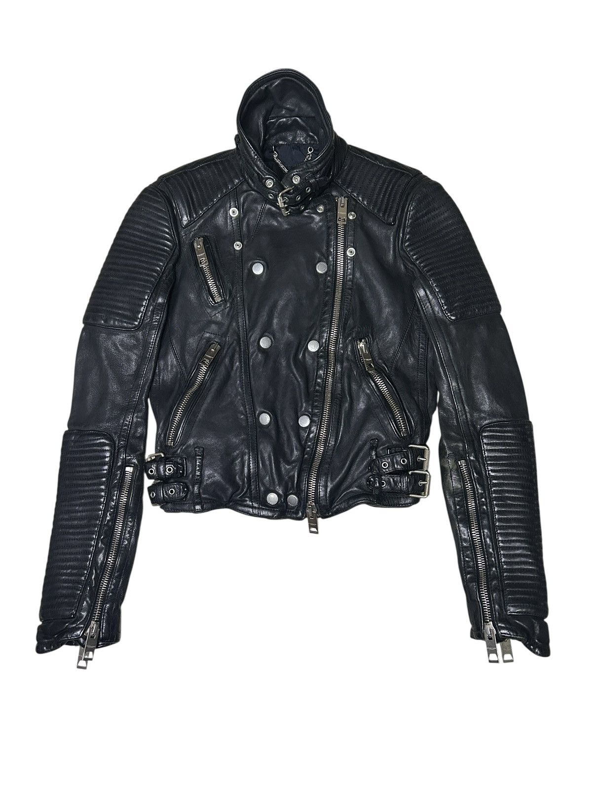 Burberry Prorsum S/S 11 Loseley Moto Jacket Size XS / US 0-2 / IT 36-38 - 10 Thumbnail