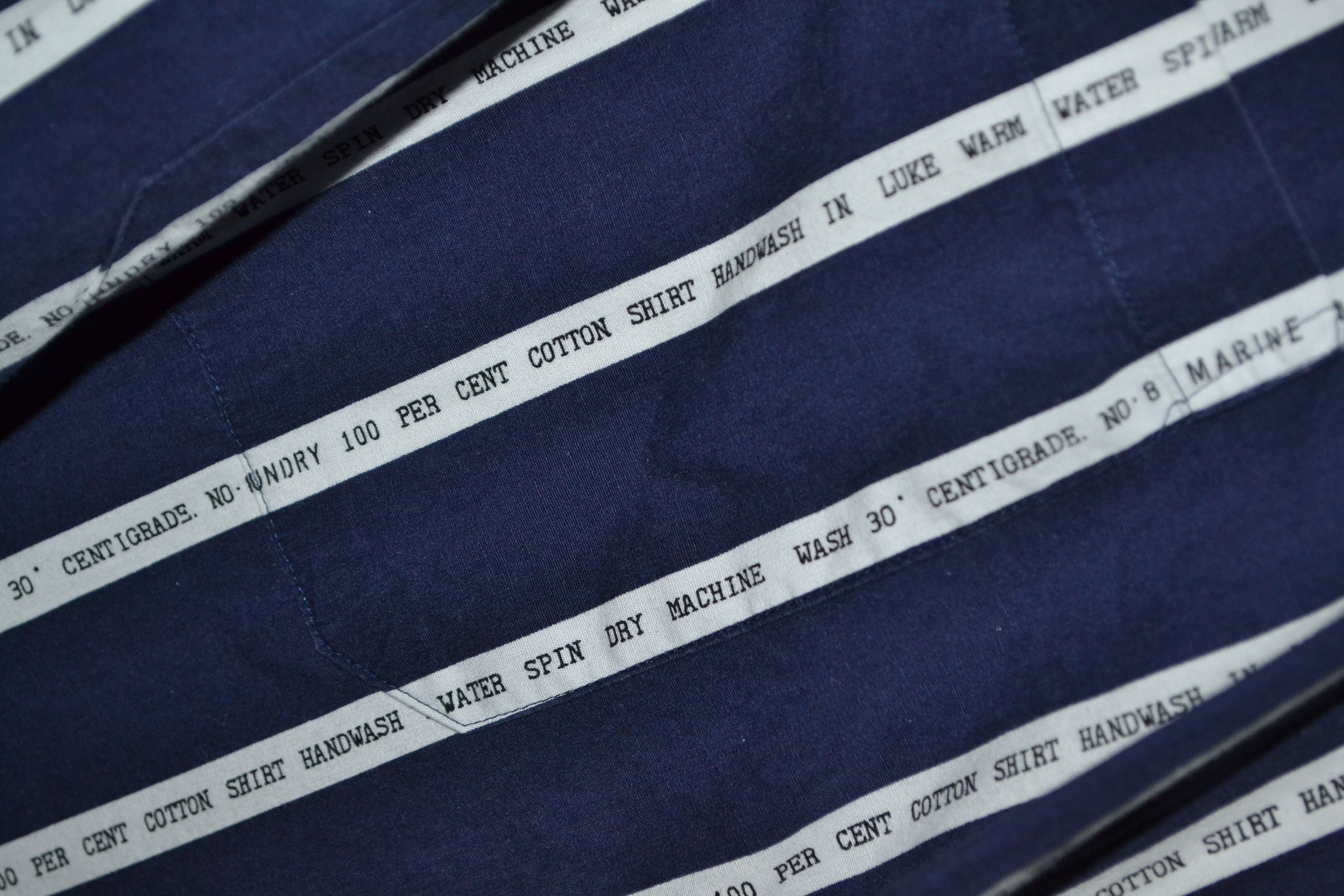 Paul Smith Paul Smith Vintage Striped Marine Shirt 2 L-XL Oversized Size US L / EU 52-54 / 3 - 9 Thumbnail