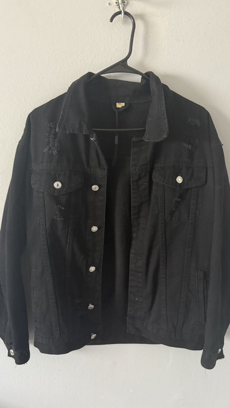 Vintage Vintage distressed denim jacket Size US M / EU 48-50 / 2 - 1 Thumbnail
