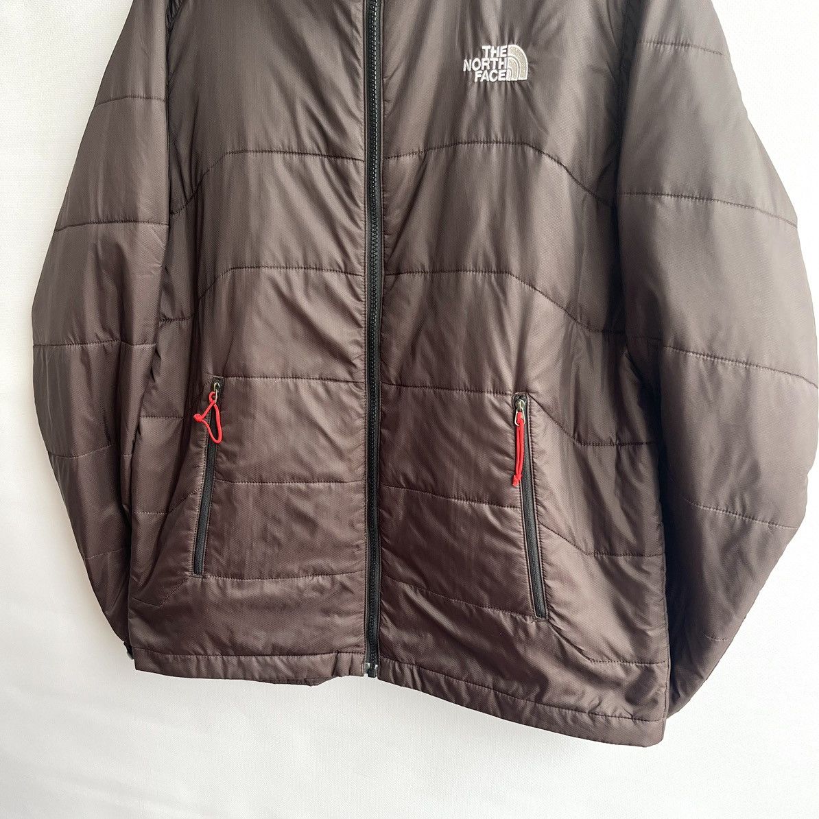 Japanese Brand × The North Face Vintage Y2k Brown The North Face light puffer jacket puffed Size US M / EU 48-50 / 2 - 9 Thumbnail