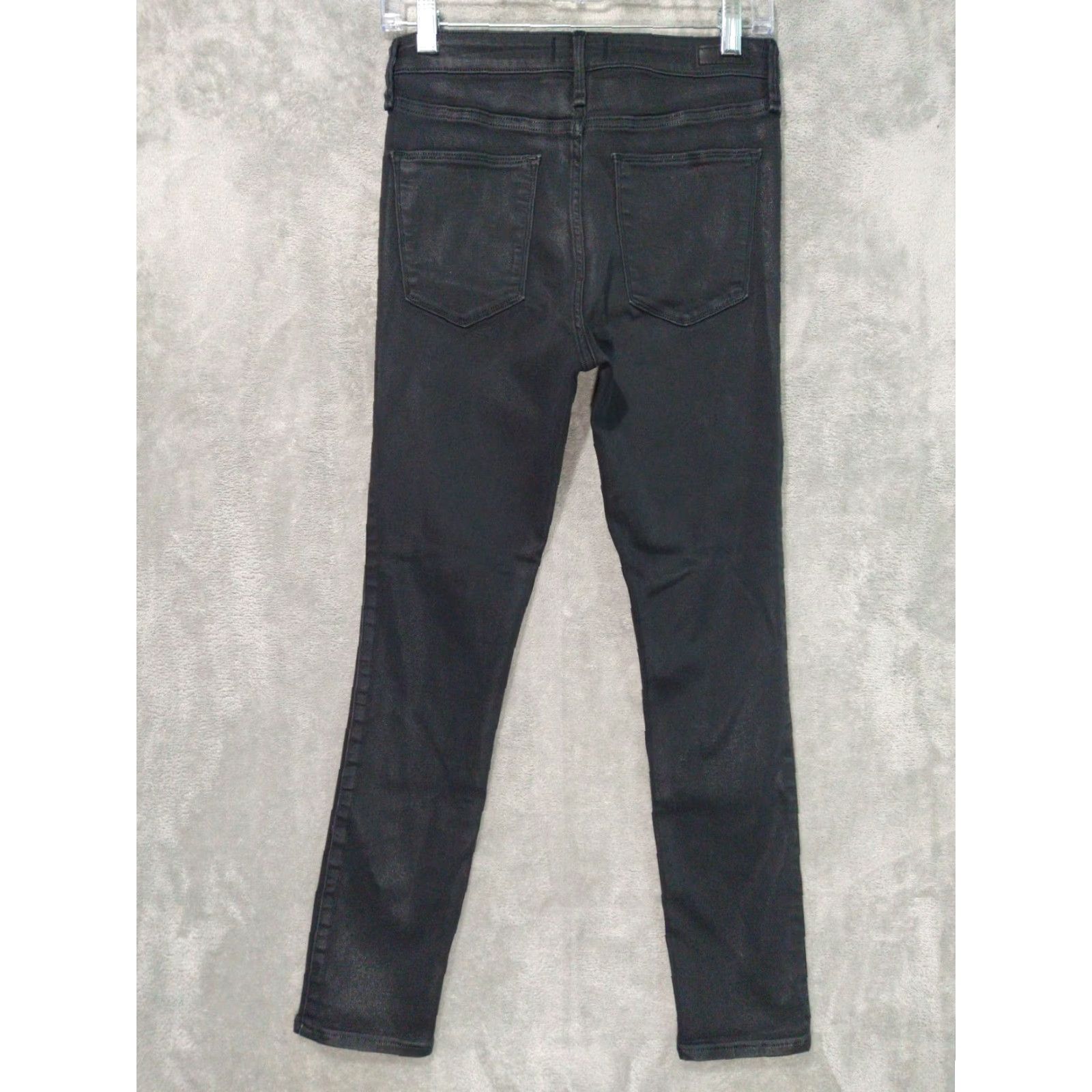 Abercrombie & Fitch Abercrombie & Fitch Jeans Womens 4 Black Denim Simone High Rise Ankle Stretch 90s City Preppy Womens Jeans Black Denim Stretch 5-Pocket Design Size 27" / US 4 / IT 40 - 2 Thumbnail