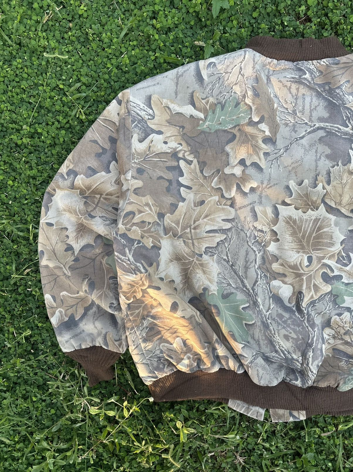 Mossy Oaks × Vintage Crazy Vintage 00s Realtree Camo Rare Bomber Jacket Size US XL / EU 56 / 4 - 11 Thumbnail