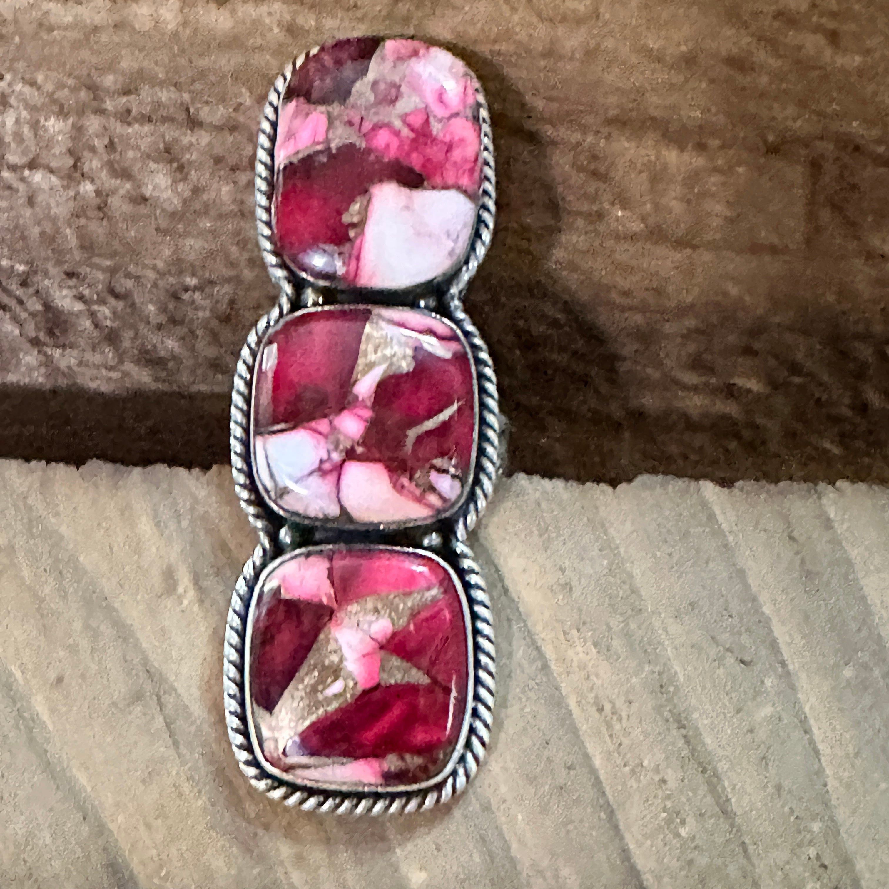Other Handmade Sterling Silver Dahlia Rose Adjustable Ring by Nizh Size ONE SIZE - 3 Thumbnail