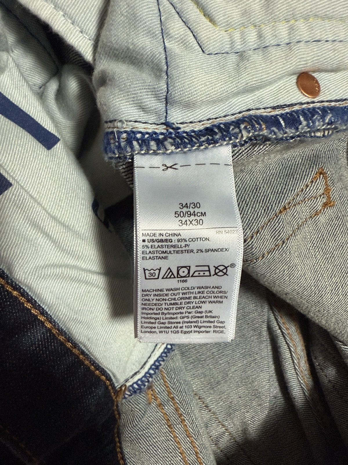 Gap GAP DEMIN JEANS Size US 34 / EU 50 - 5 Thumbnail