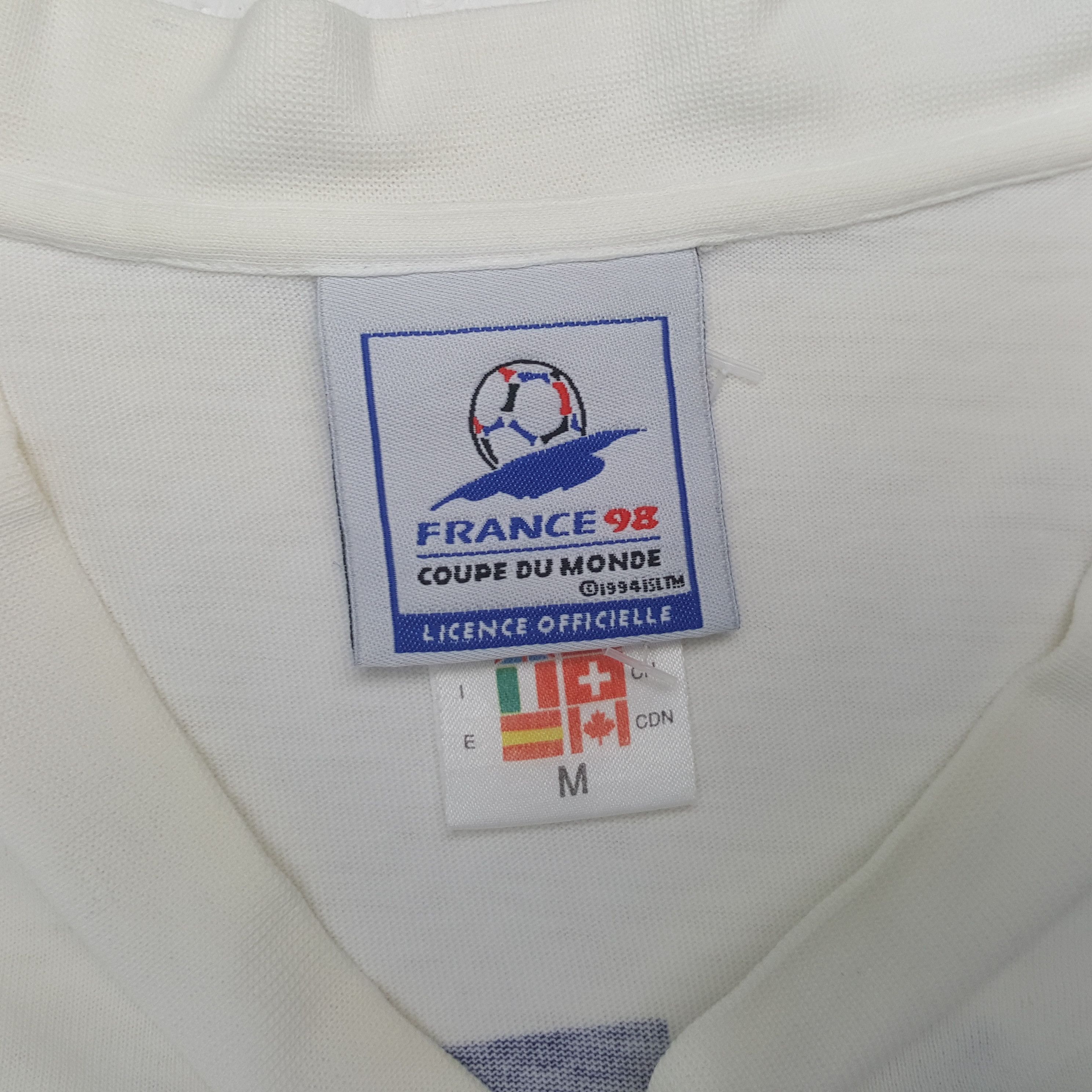 Vintage ADIDAS FRANCE98 Platini Football Player Tshirt C294N19 Size US M / EU 48-50 / 2 - 5 Thumbnail
