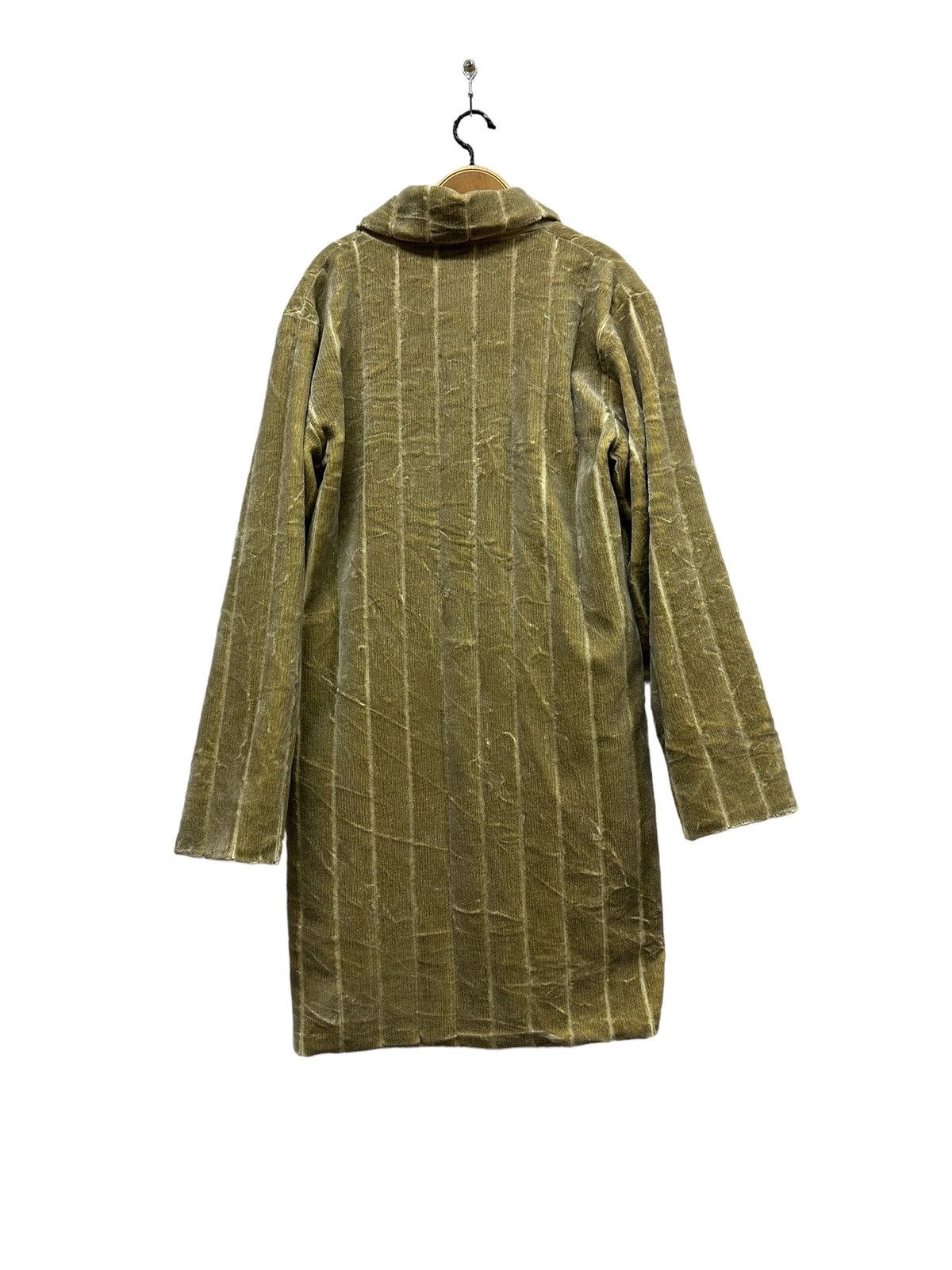 Fendi 💥vintage fendi reversible cotton velvet long jacket Size S / US 4 / IT 40 - 4 Thumbnail