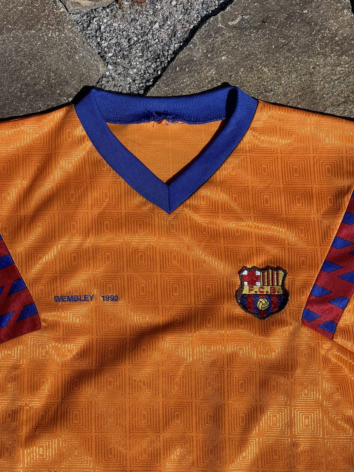 Other 1992 Barcelona Vintage rare soccer jersey Wembley Size US L / EU 52-54 / 3 - 4 Thumbnail