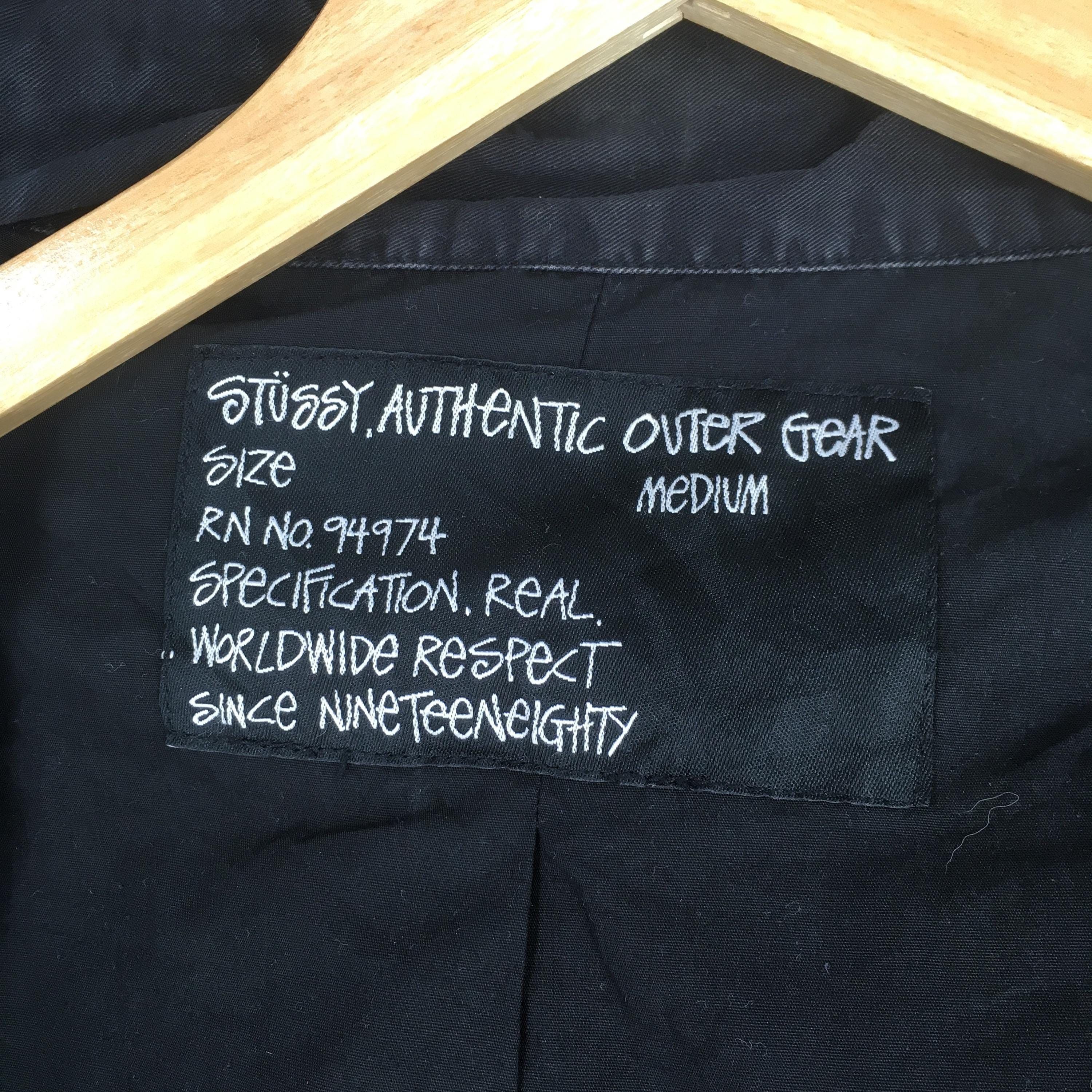 Stussy Vintage Y2K Stussy Gear Black M-65 Field Jacket Medium Size US M / EU 48-50 / 2 - 6 Thumbnail