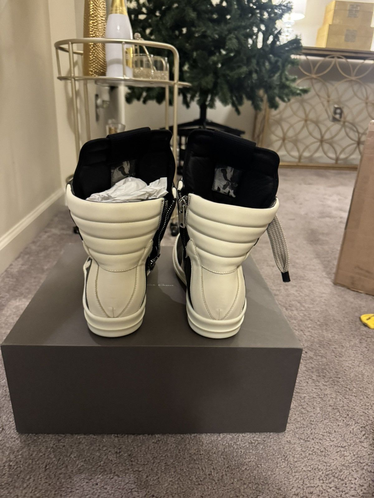 Rick Owens Rick Owens Geobaskets Jumbo Lace Size US 10 / EU 43 - 4 Thumbnail