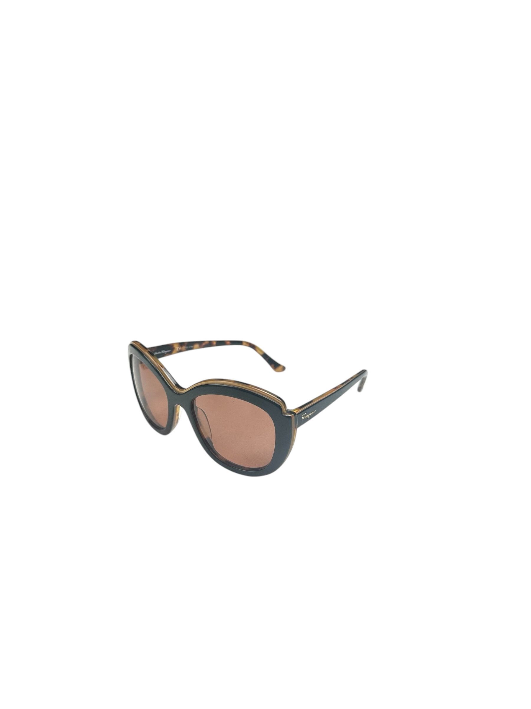Salvatore Ferragamo Ferragamo Round Square Sunglasses Size ONE SIZE - 1 Thumbnail