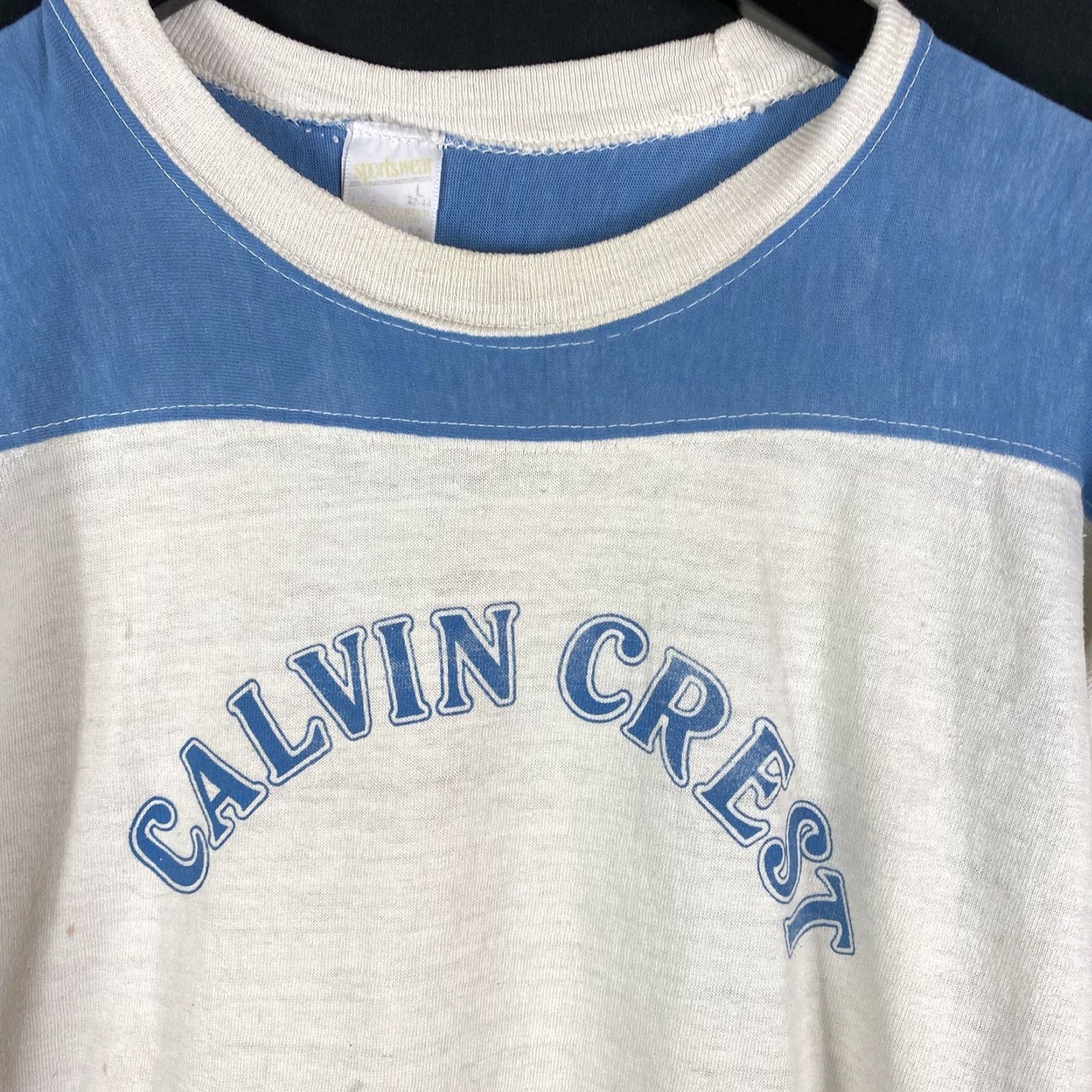 Vintage VINTAGE 1970s Calvin Crest Summer Camp T-shirt Large L Shirt Mens Obscure? Size US L / EU 52-54 / 3 - 2 Thumbnail