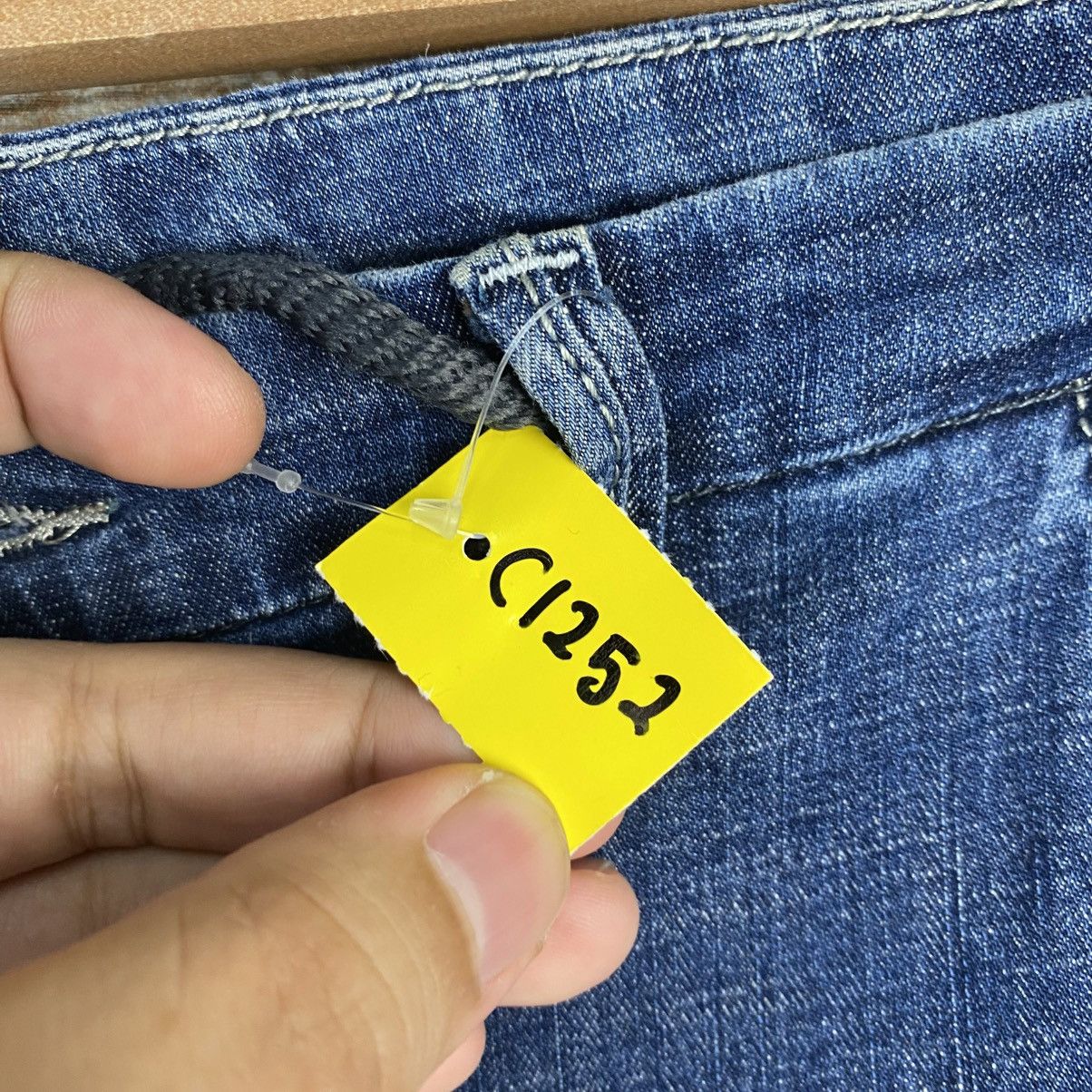 Japanese Brand DL Raw Blue Vintage faded Denim Pants #C1252 Size US 35 - 11 Thumbnail