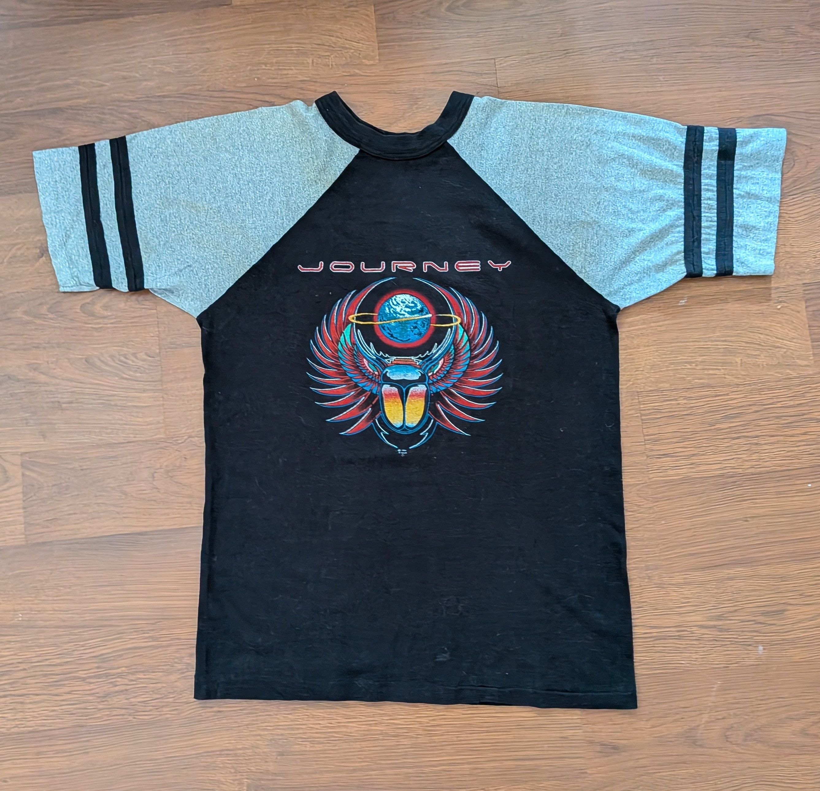 Other Vintage 1982 Journey “Spring Tour” Raglan Tee – S/M Size US M / EU 48-50 / 2 - 1 Thumbnail