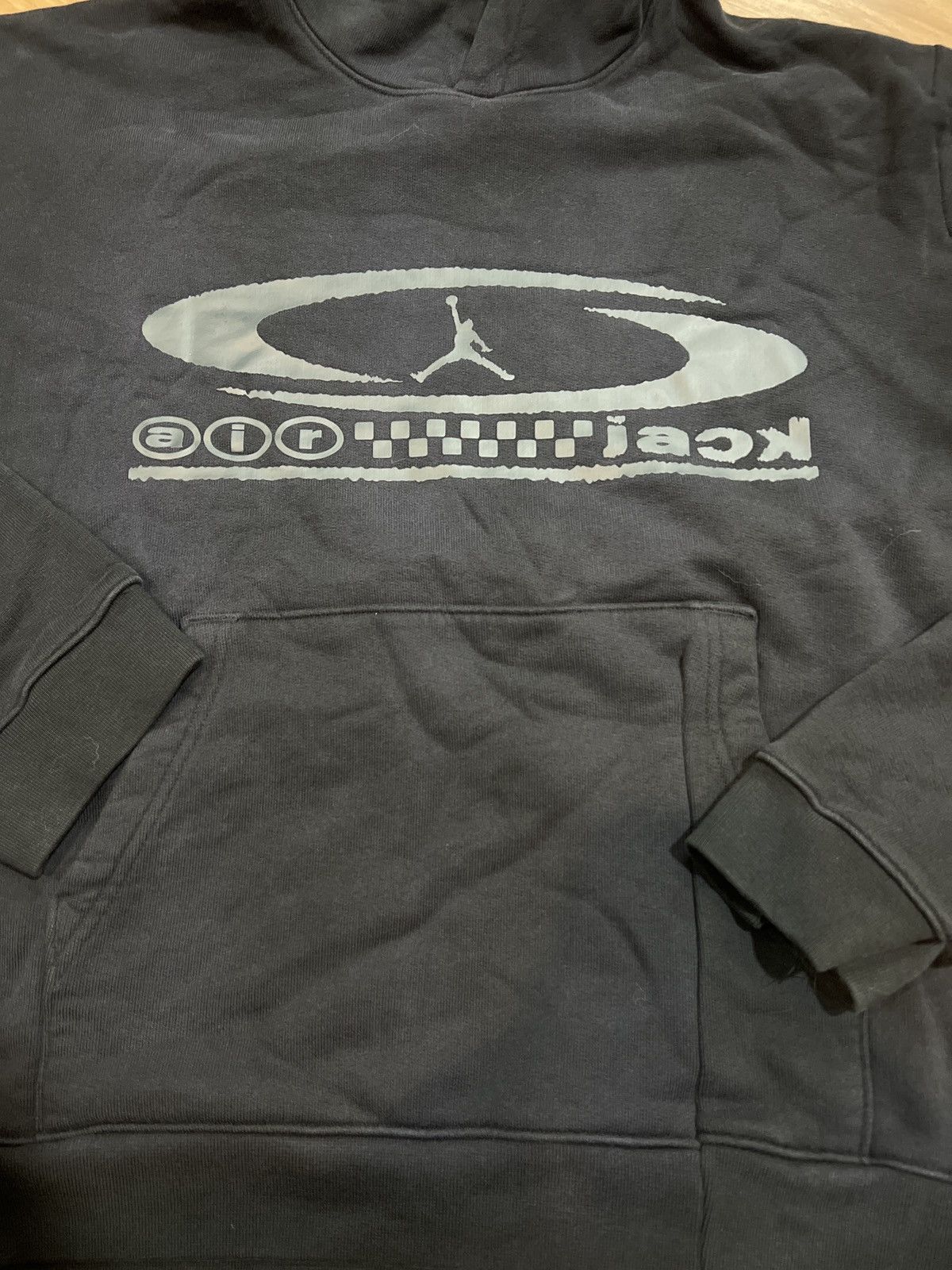 Jordan Brand × Travis Scott 🌵Travis Scott x Air Jordan Hoodie Black Fraphic FQ7822-010 Size US XL / EU 56 / 4 - 2 Thumbnail