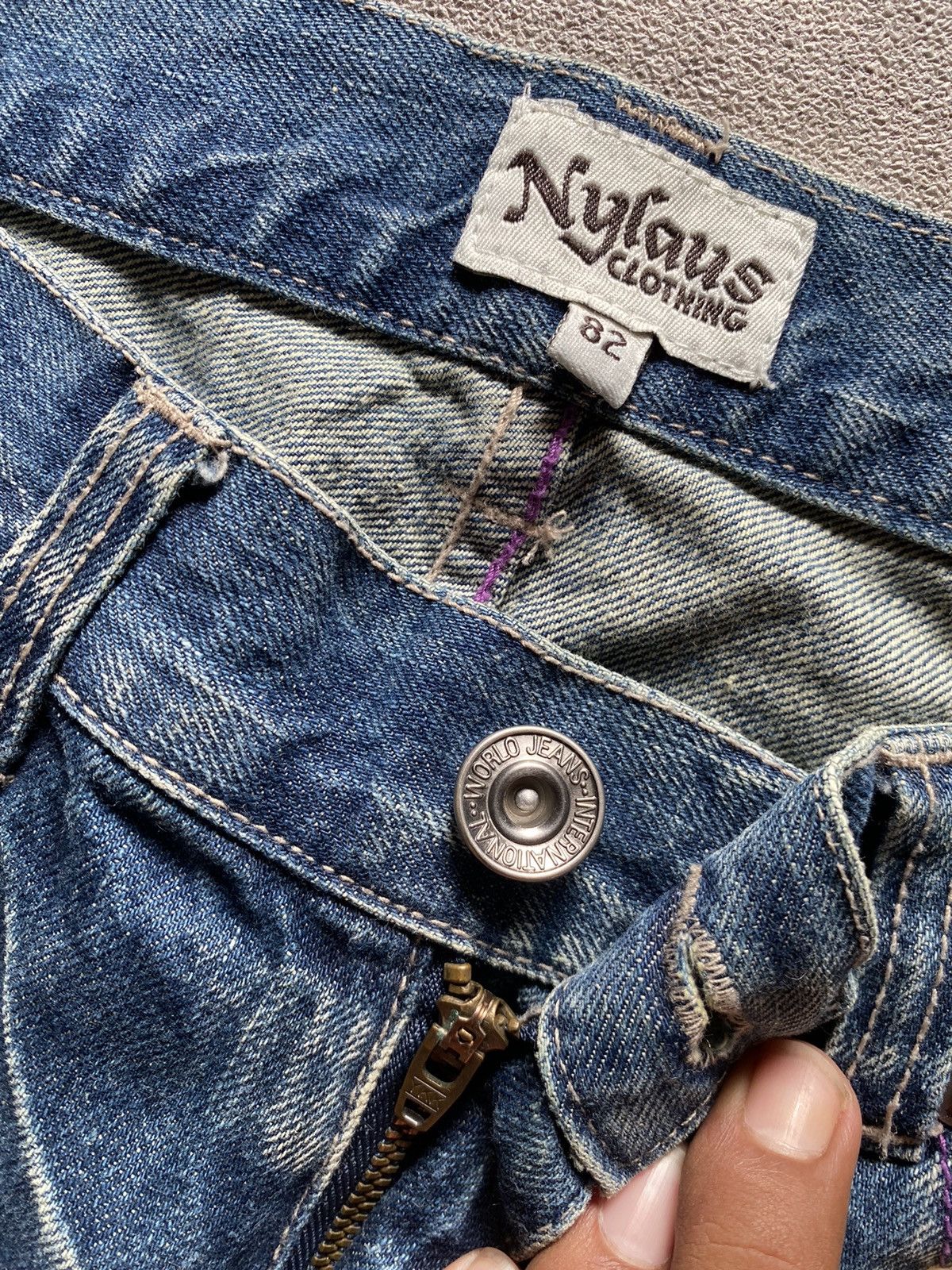 Tornado Mart 2000s Nylaus Distressed Size US 30 / EU 46 - 6 Thumbnail