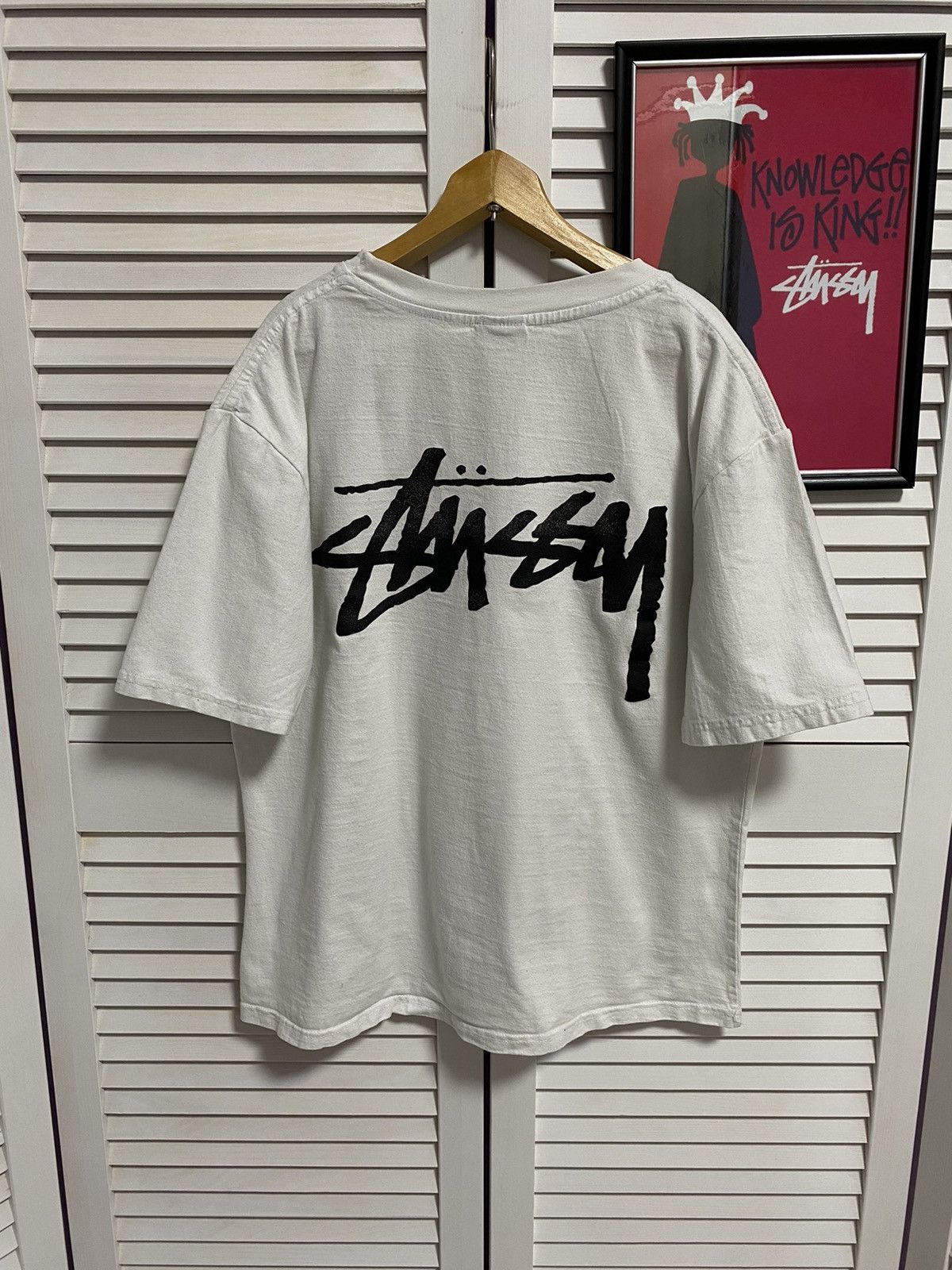 ★人気★【STUSSY】★License Plate T-Shir.t White★Tシャツ★ ☆関税込☆Stussy☆License Plate T-Shirt White☆Tシャツ
