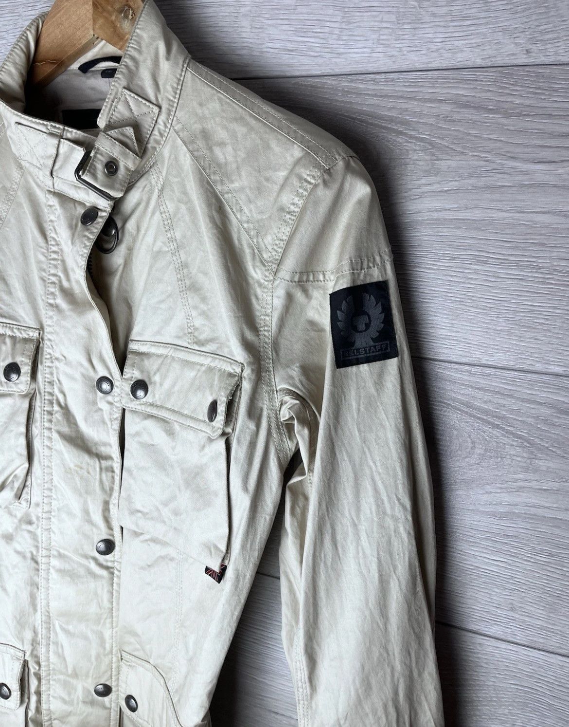 Belstaff BELSTAFF Belted Jacket Gray Nylon Women's Multipocket Size M / US 6-8 / IT 42-44 - 2 Thumbnail