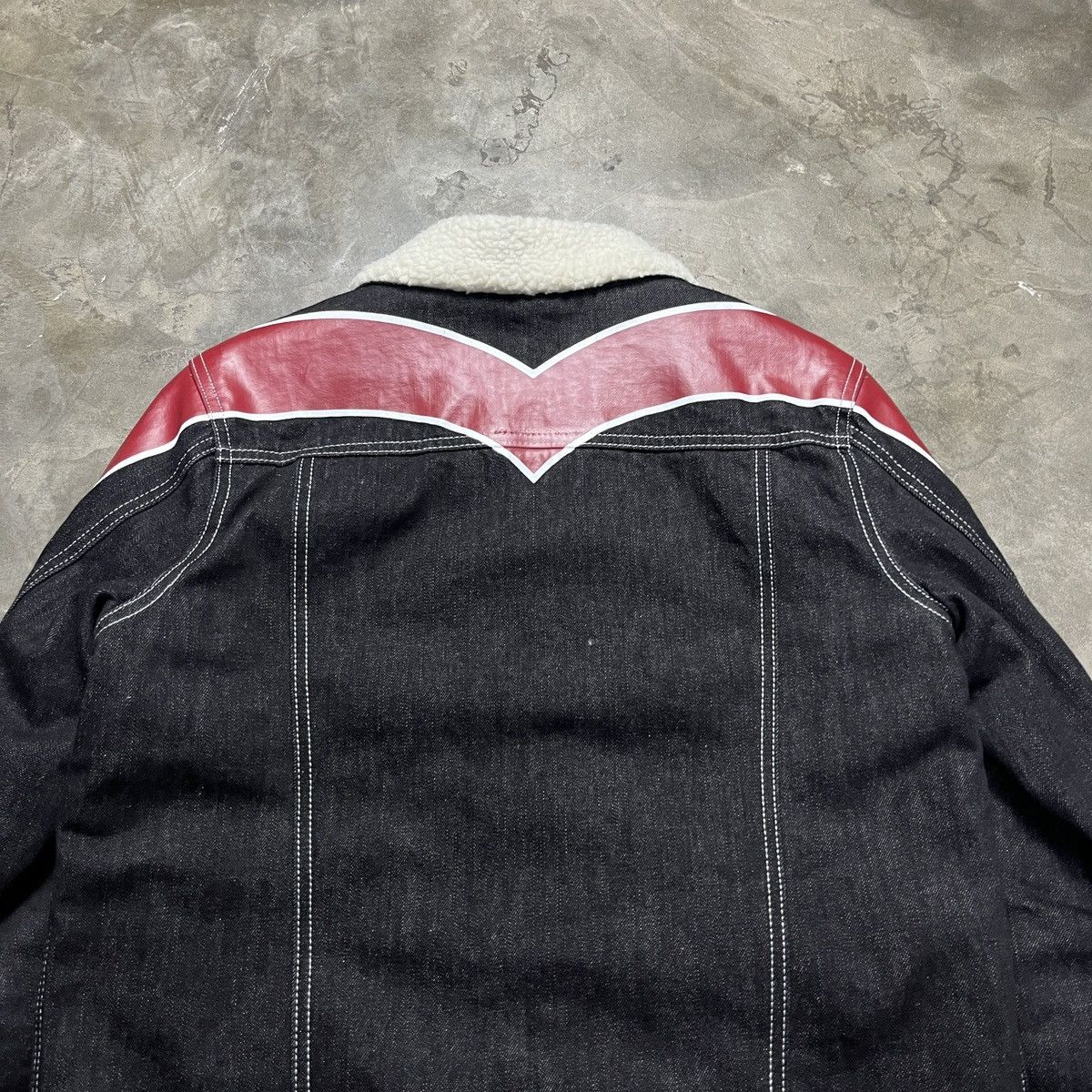 Evisu Evisu sherpa denim jacket Size US M / EU 48-50 / 2 - 7 Thumbnail