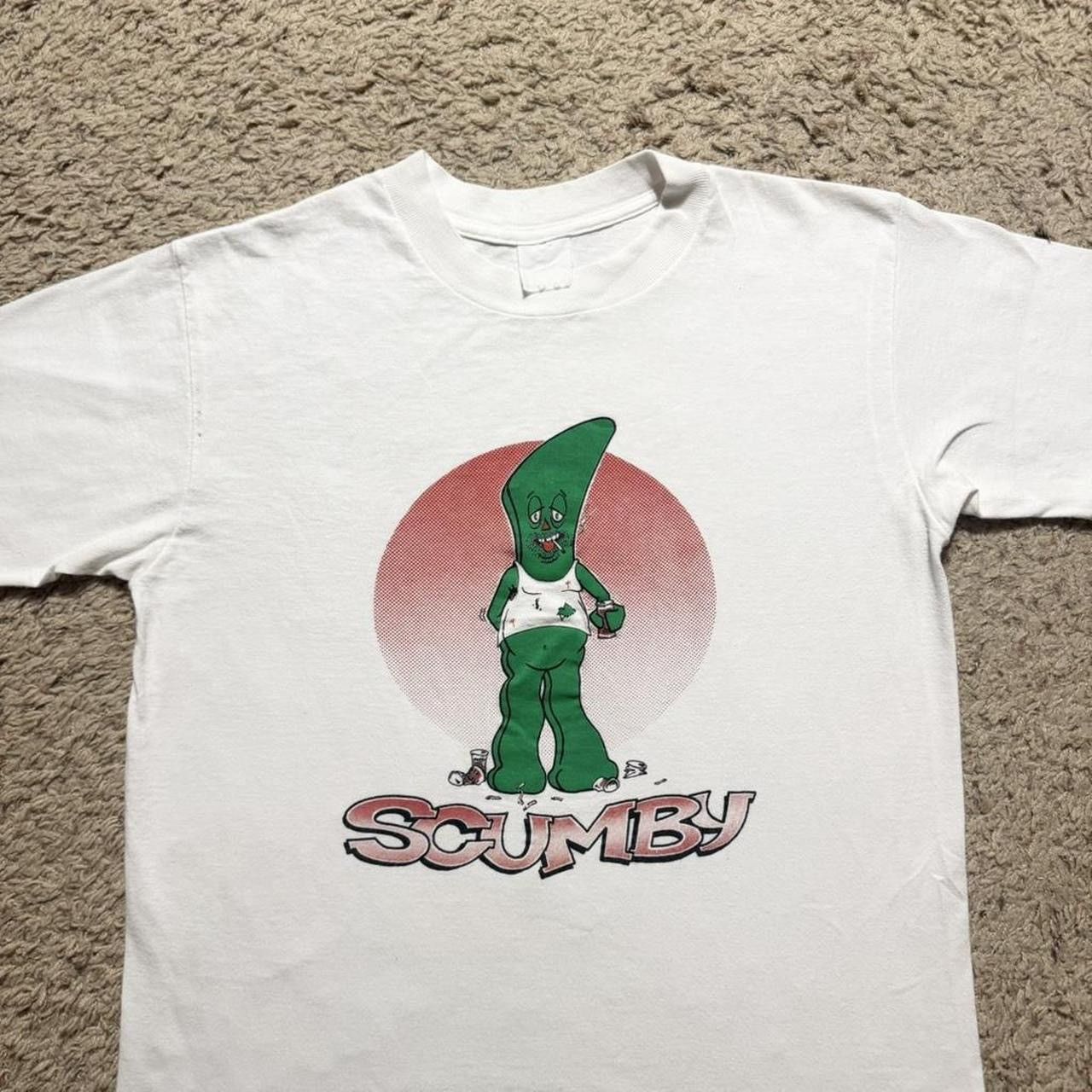 Vintage Vintage 90s Scumby Gumby Humor Tee M/L Size US L / EU 52-54 / 3 - 5 Thumbnail