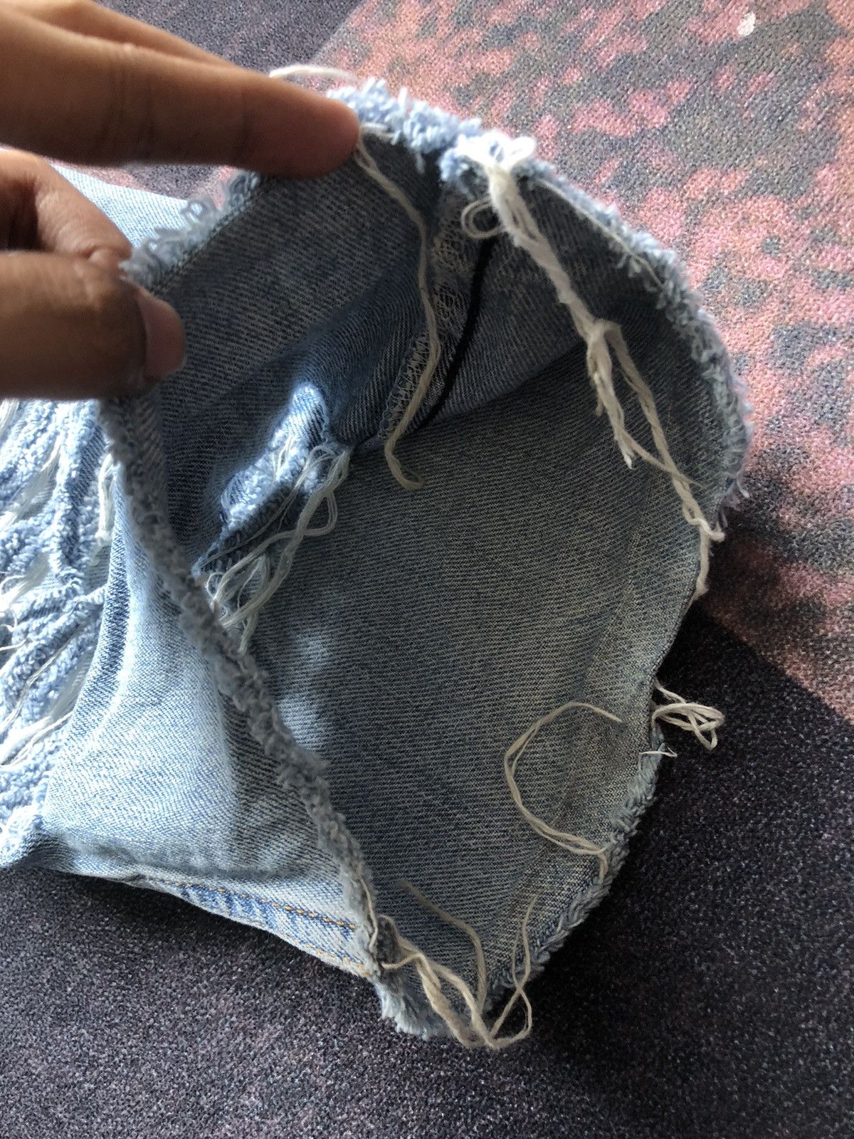 Levi's Vintage Levi's 505 Ripped Jeans Hip Hop Style Size US 34 / EU 50 - 10 Thumbnail