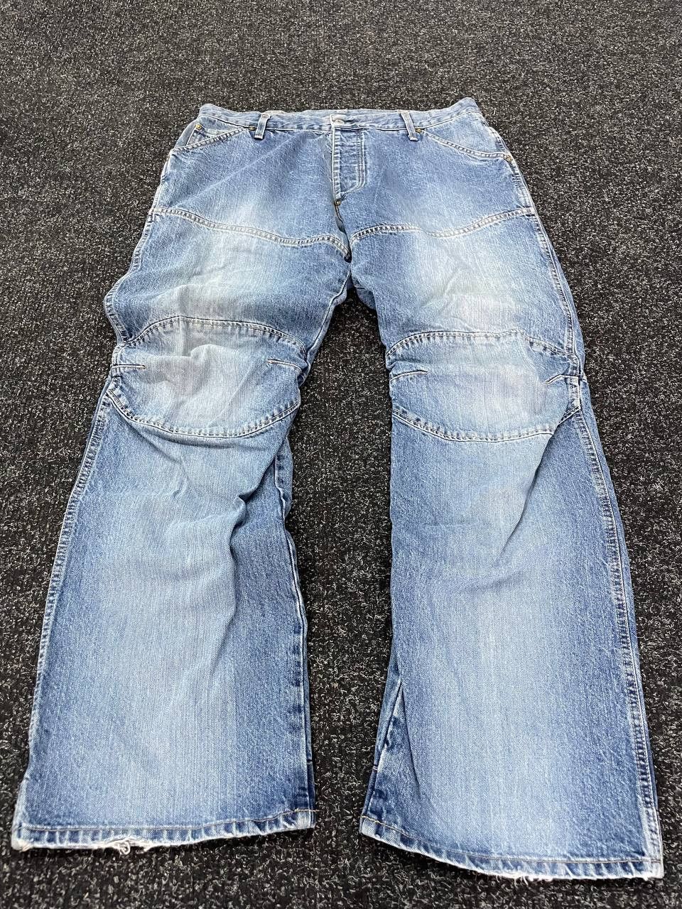G-Star × Hysteric Glamour × Le Grande Bleu (L.G.B.) GSTAR HYSTERIC GLAMOUR BALENCIAGA STYLE FLARED PANTS Size US 36 / EU 52 - 1 Thumbnail