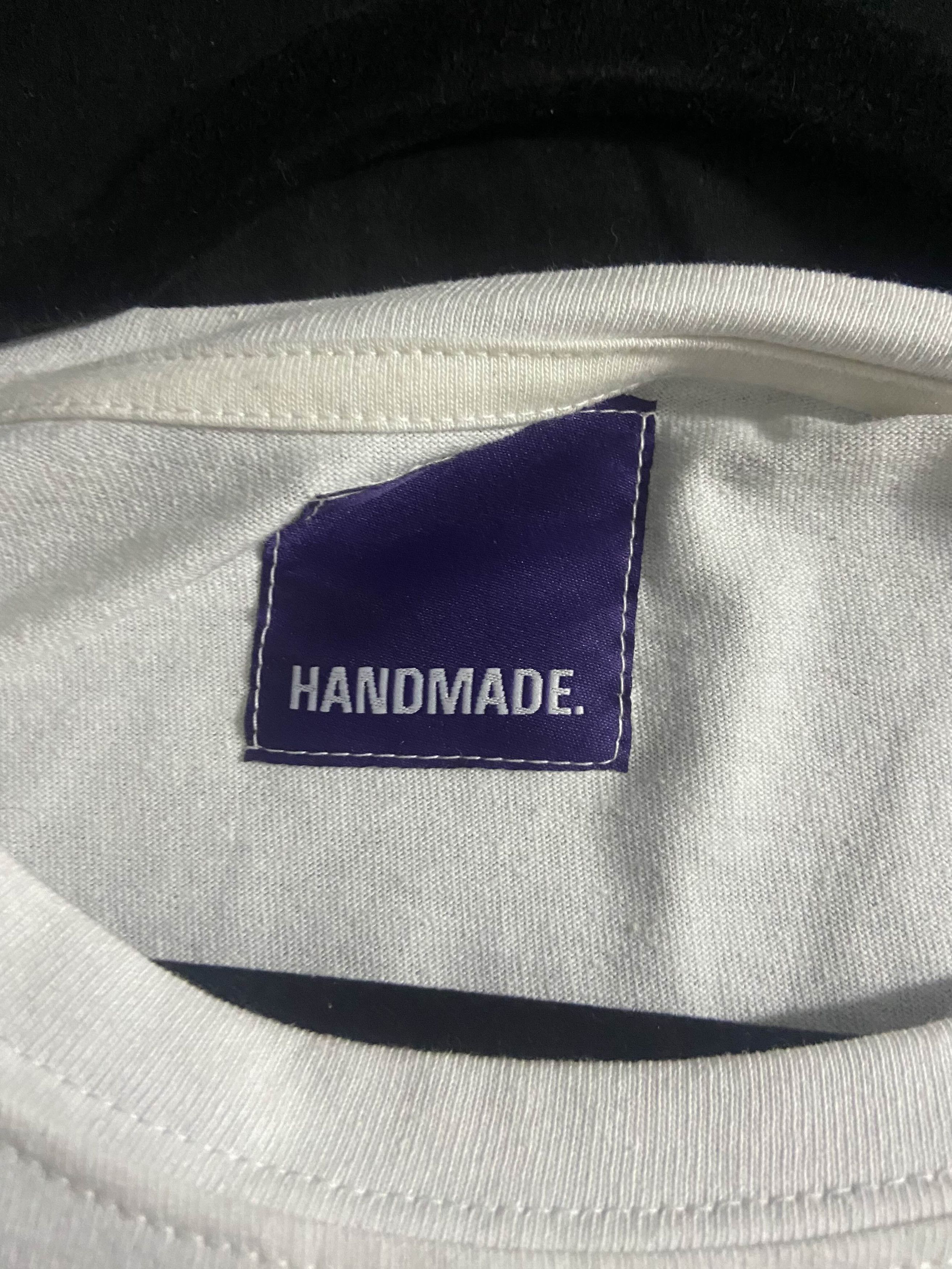 Japanese Brand Handmade Rust White longsleeve Size US M / EU 48-50 / 2 - 2 Thumbnail