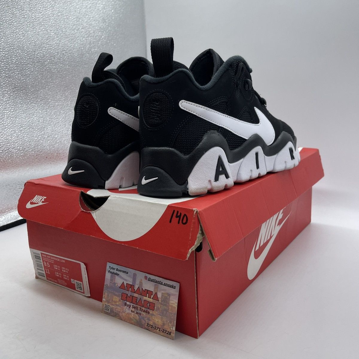Nike Air barrage low black Size US 9.5 / EU 42-43 - 5 Thumbnail