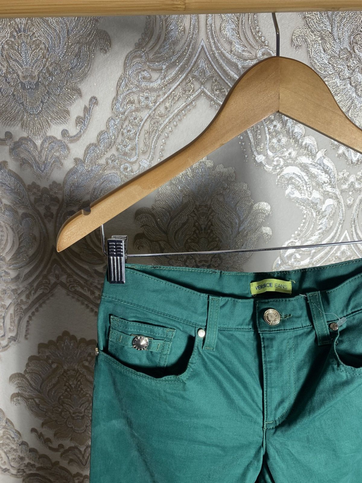 Versus Versace VERSACE JEANS COUTURE ITALIAN DESIGNER CLASSIC PANTS Y2K 90s Size 27" / US 4 / IT 40 - 2 Thumbnail
