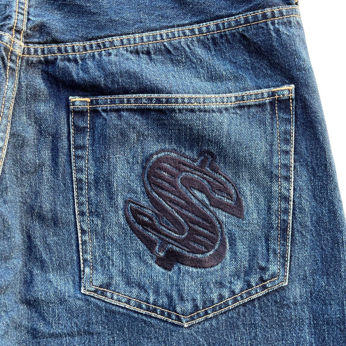 Billionaire Boys Club BBC DIAMOND & DOLLAR SELVEDGE JEANS Size US 36 / EU 52 - 14 Thumbnail