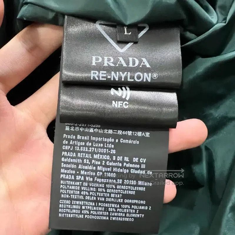 Prada Prada Men's Green Lightweight Outer Jacket. Size US L / EU 52-54 / 3 - 4 Thumbnail