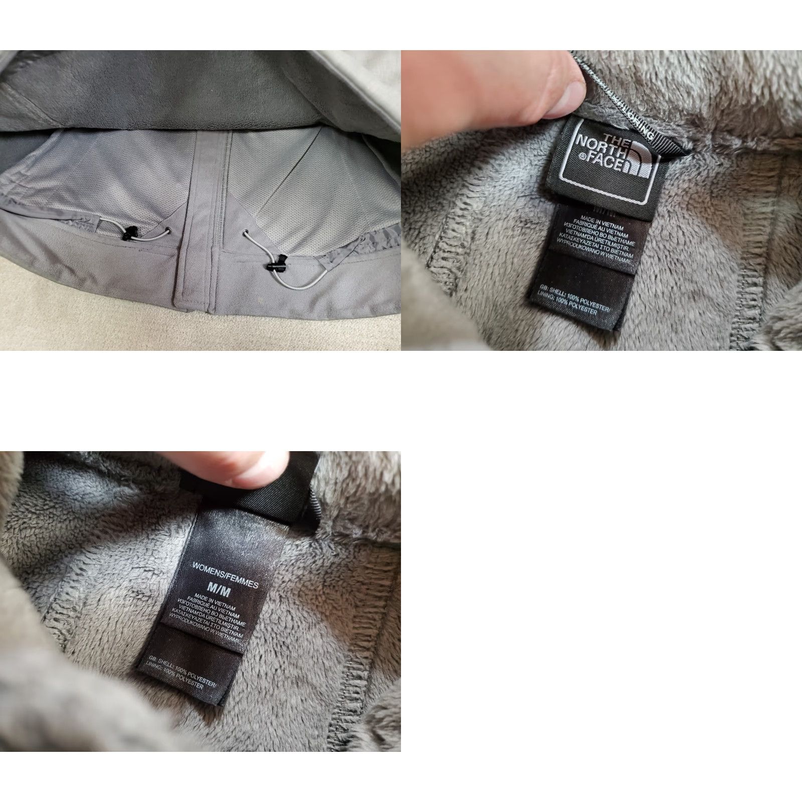 The North Face The North Face Jacket Womens M Gray Apex Chromium Thermal Coat Fleece Size M / US 6-8 / IT 42-44 - 9 Thumbnail