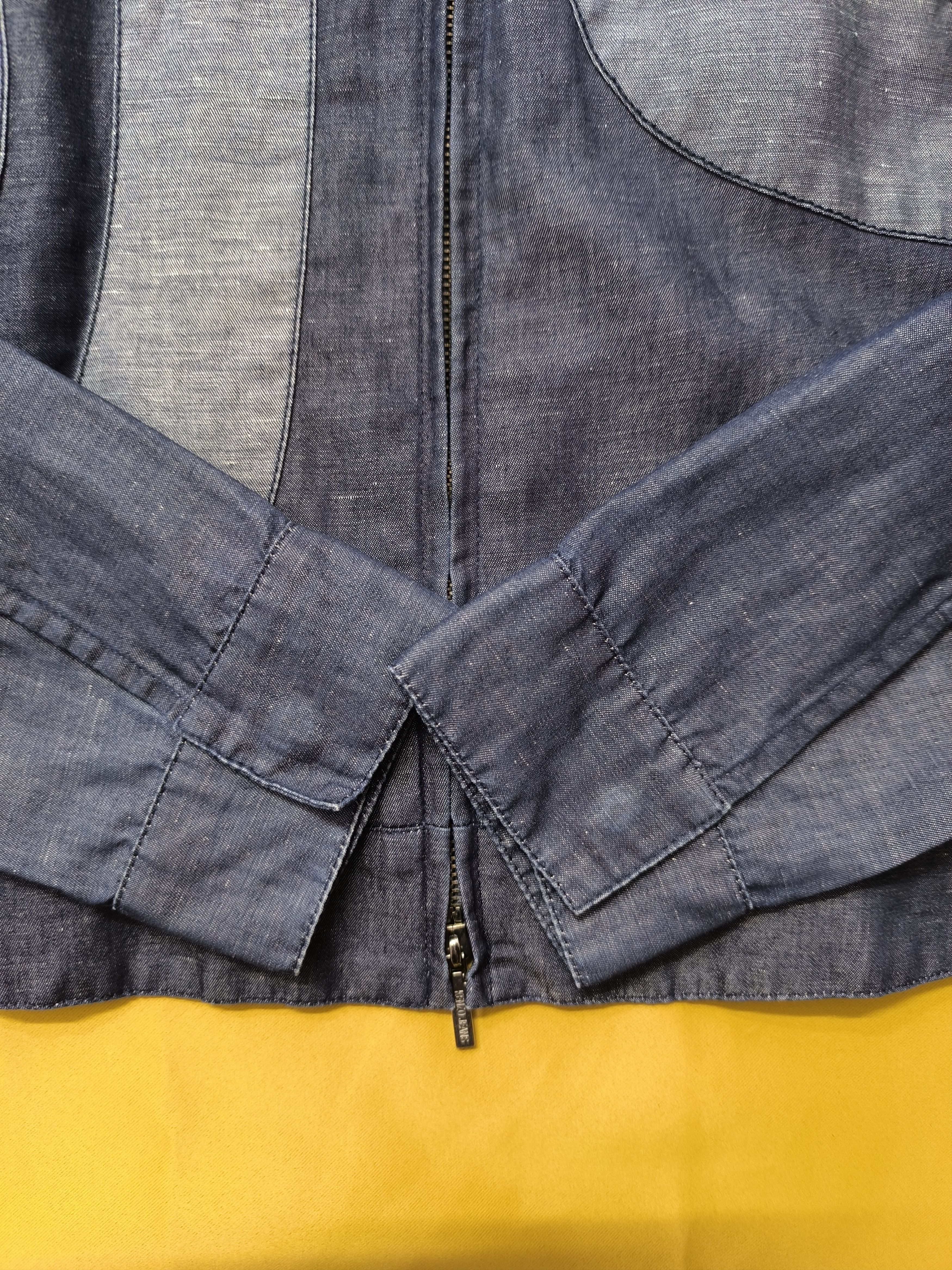 Kenzo Vintage Kenzo Women's Blue Zip-Up Denim Jacket Size 40 Size M / US 6-8 / IT 42-44 - 6 Thumbnail