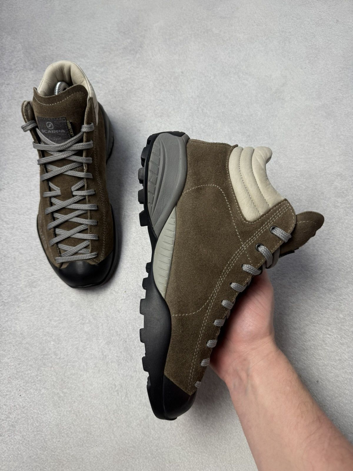 Vintage SCARPA Gore-Tex Mid Vibram Mojito Hiking trekking