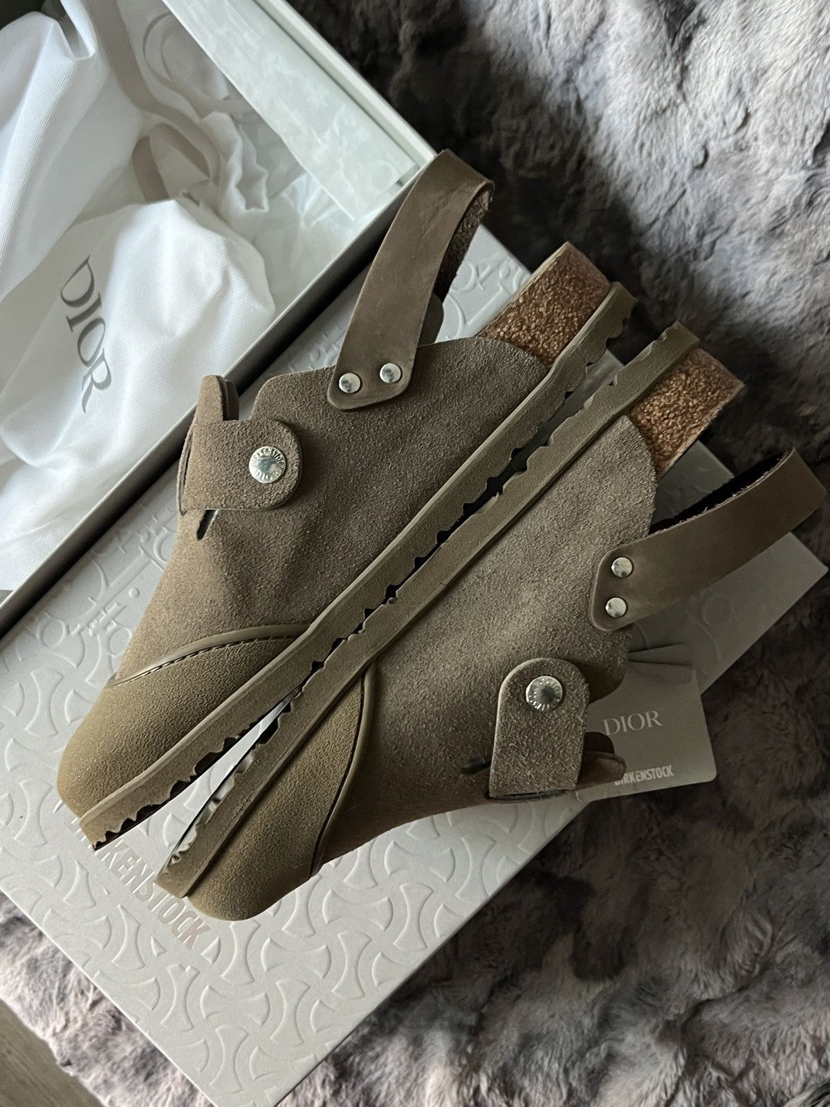 Birkenstock × Dior S/S 2023 Dior x Birkenstock - Tokio Mule (Limited Edition) Size US 8.5 / EU 41-42 - 10 Thumbnail