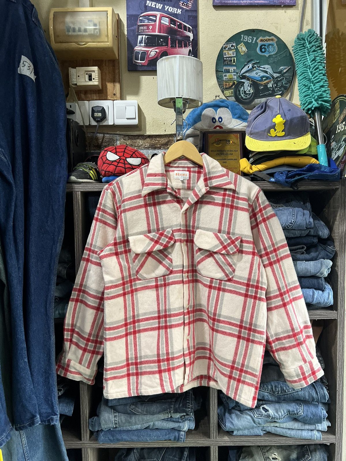 Beams Plus 🔥Beams Double Pockets Flannel Size US M / EU 48-50 / 2 - 1 Thumbnail