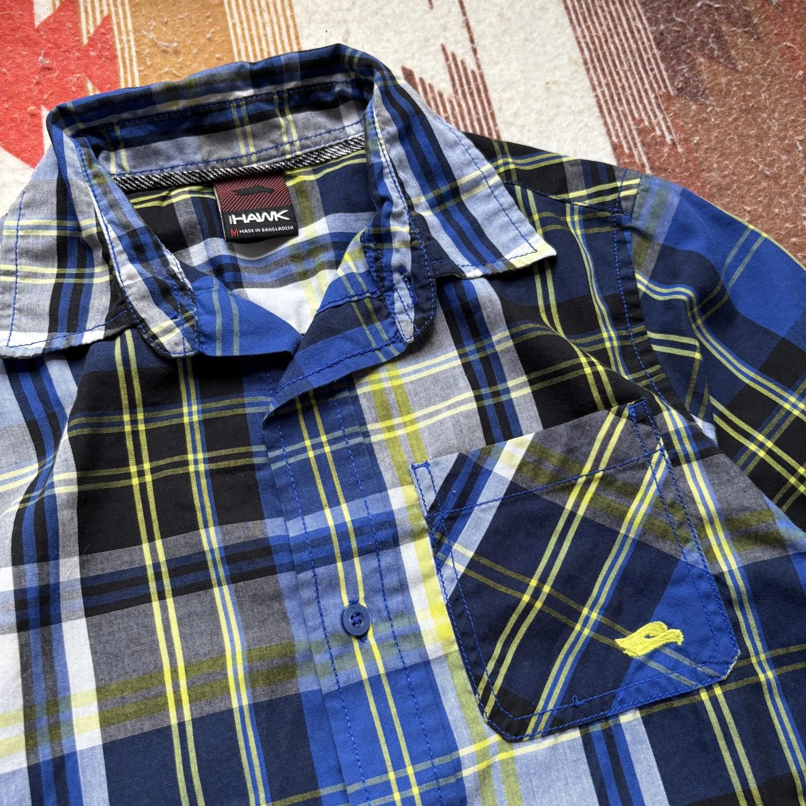 Tony Hawk Vintage Y2K Plaid Tony Hawk Skater Grunge Button Up Shirt Size US S / EU 44-46 / 1 - 2 Thumbnail