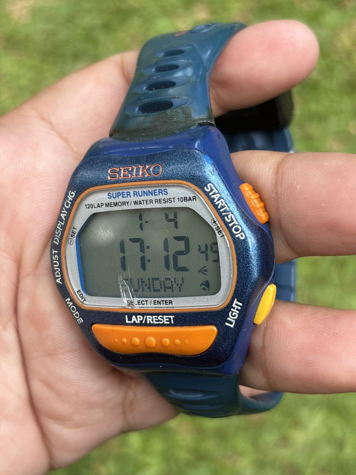 Seiko SEIKO PROSPEX SUPER RUNNER DIGITAL WATCH VINTAGE Size ONE SIZE - 5 Thumbnail