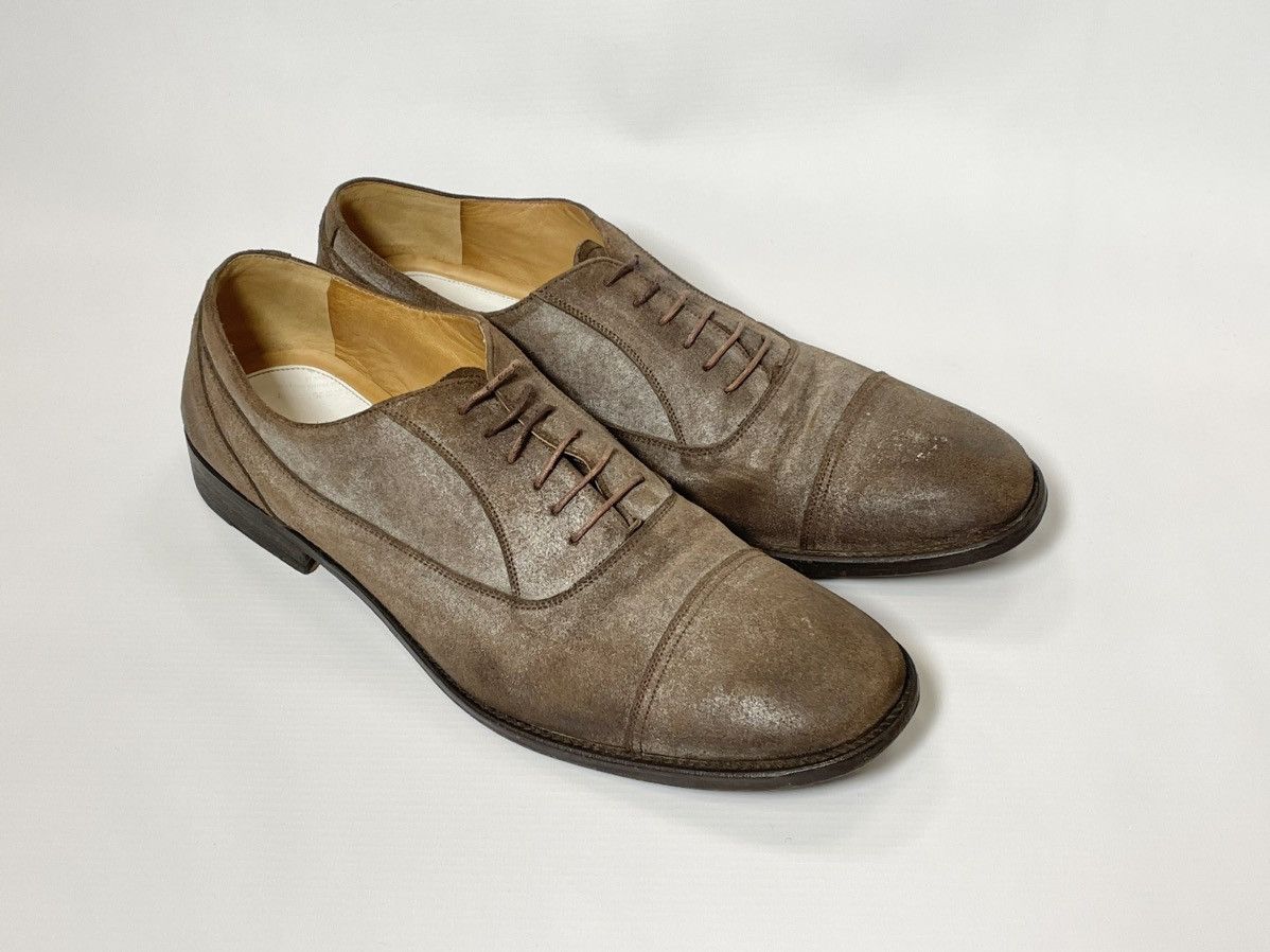Maison Margiela ‘Mould’ Effect Suede Oxford Shoes Size US 11 / EU 44 - 6 Thumbnail