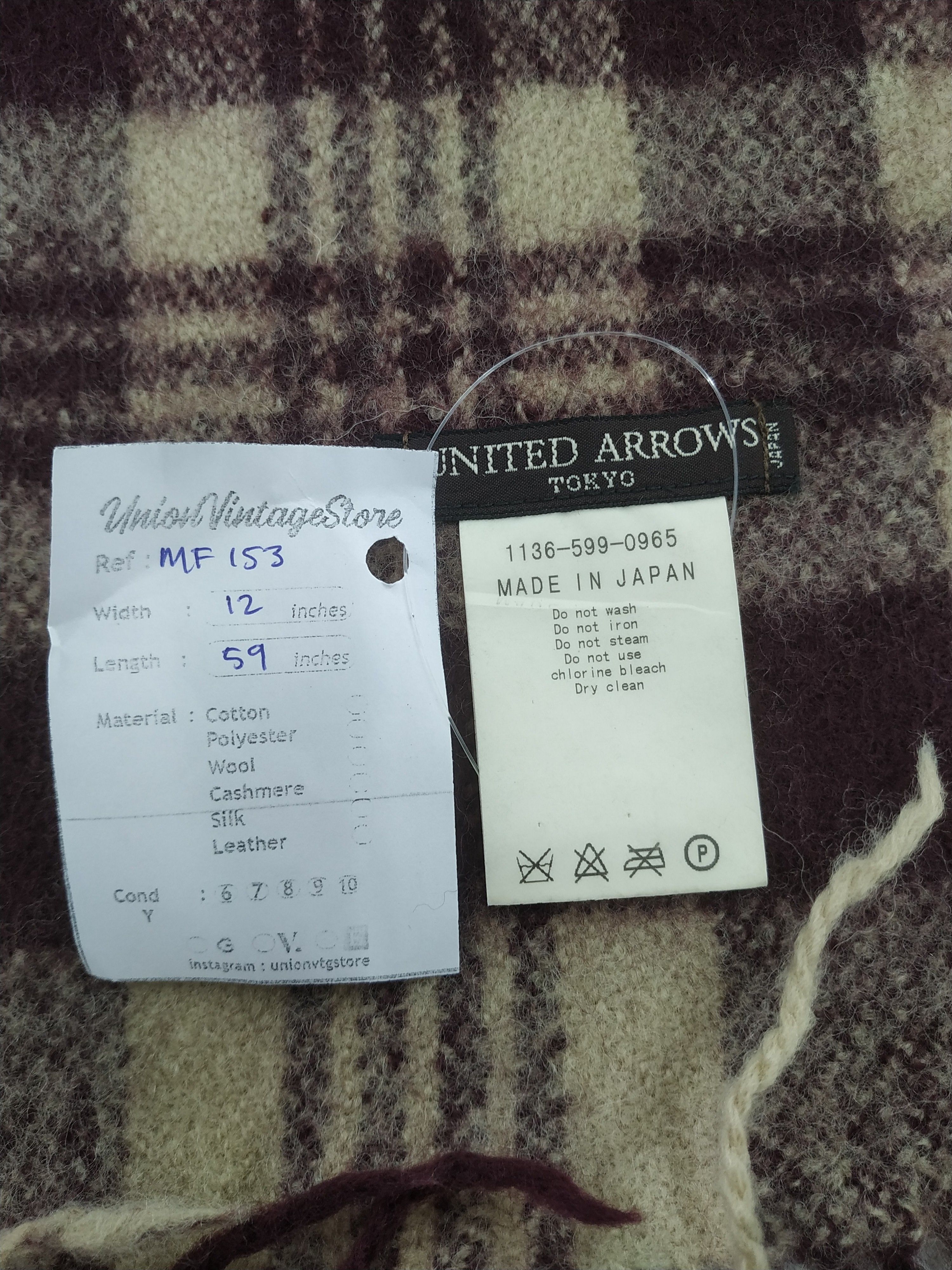 United Arrows Vintage United Arrows Scarf/Muffler/Neckwear MF153 Size ONE SIZE - 5 Thumbnail